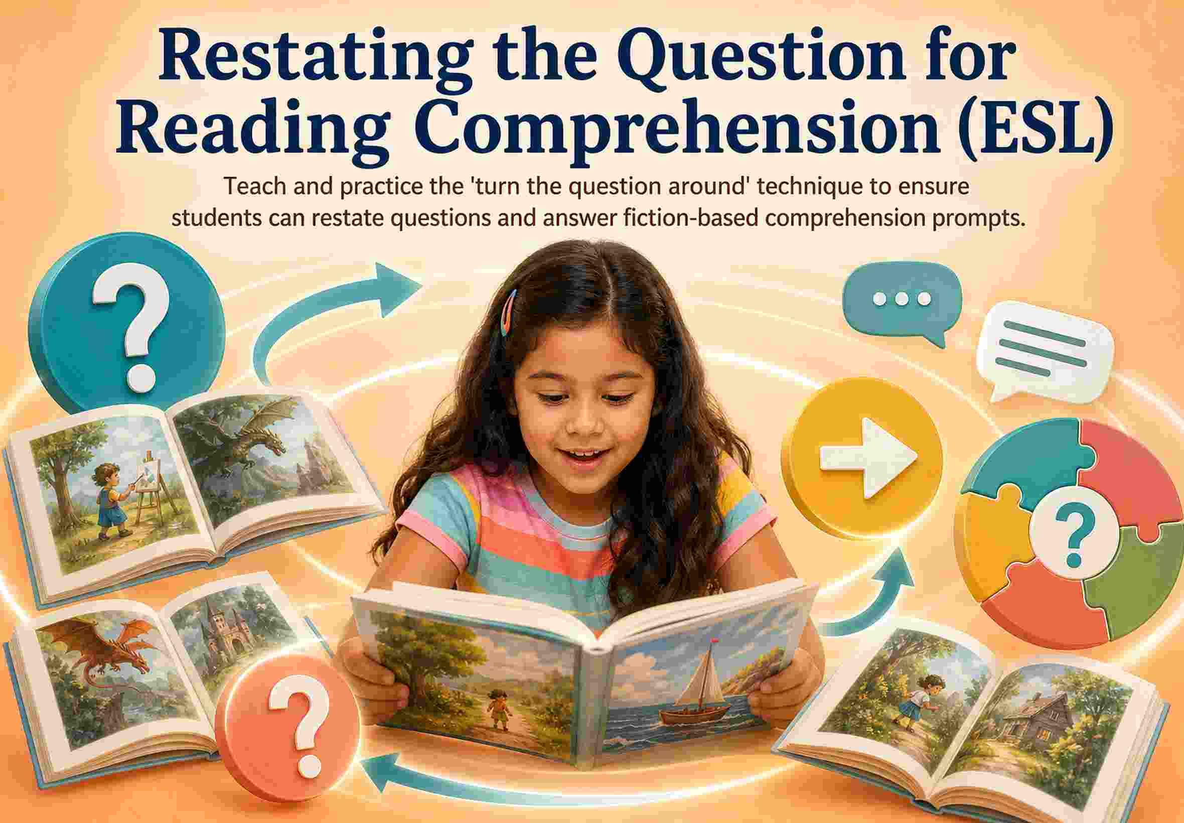 Restating the Question for Reading Comprehension (ESL)
