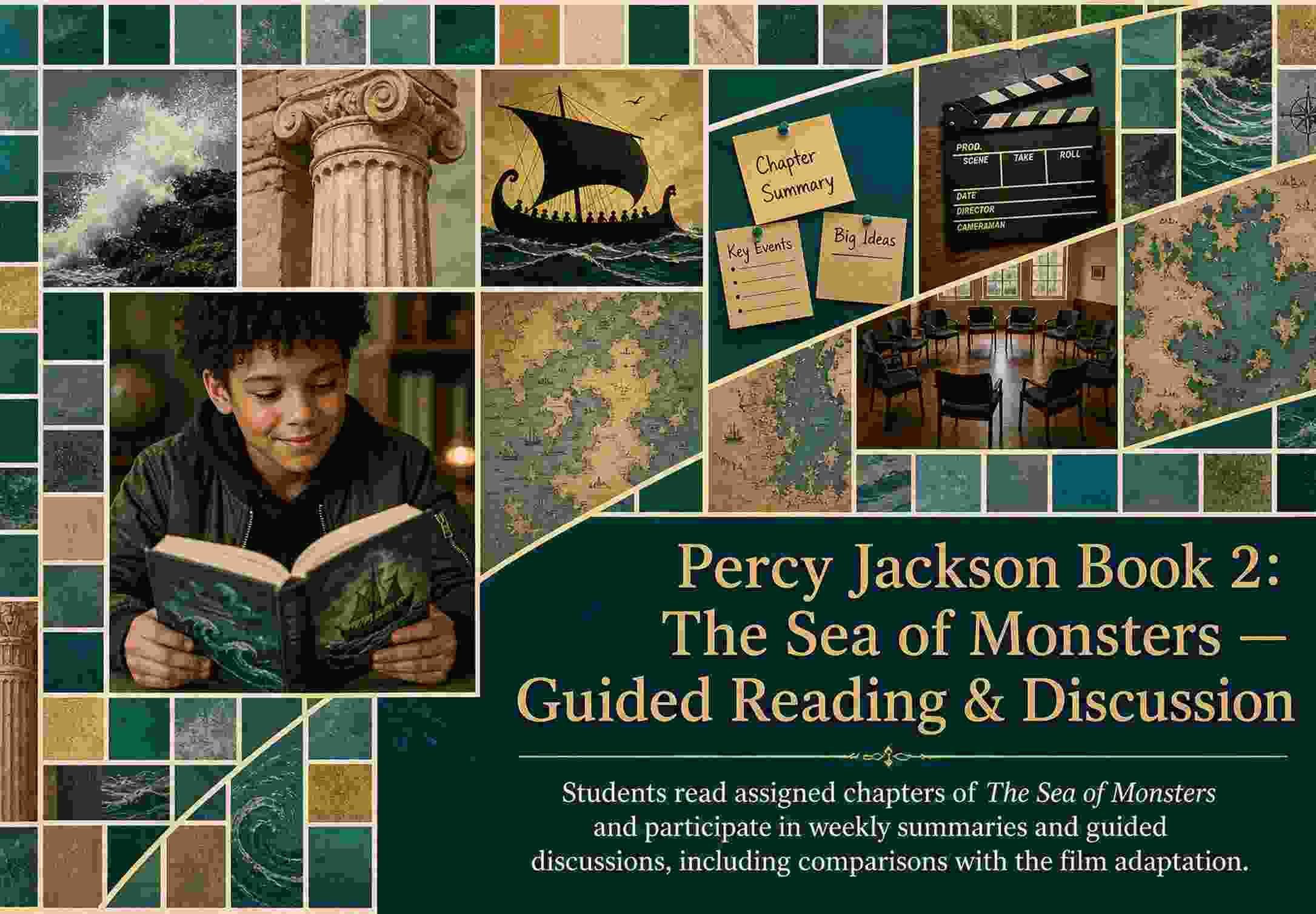 Percy Jackson Book 2: The Sea of Monsters — Guided Reading & Discussion