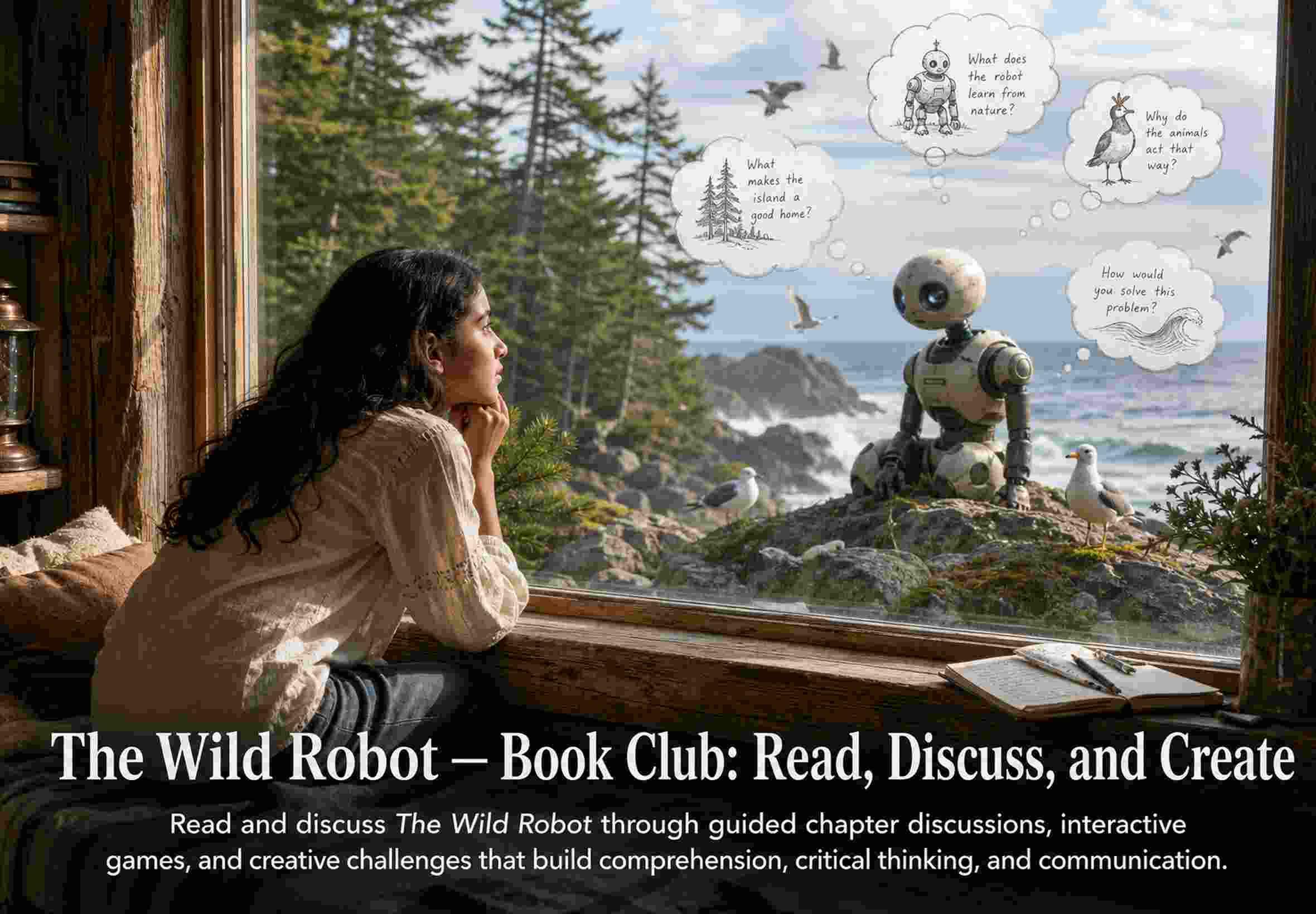The Wild Robot — Book Club: Read, Discuss, and Create