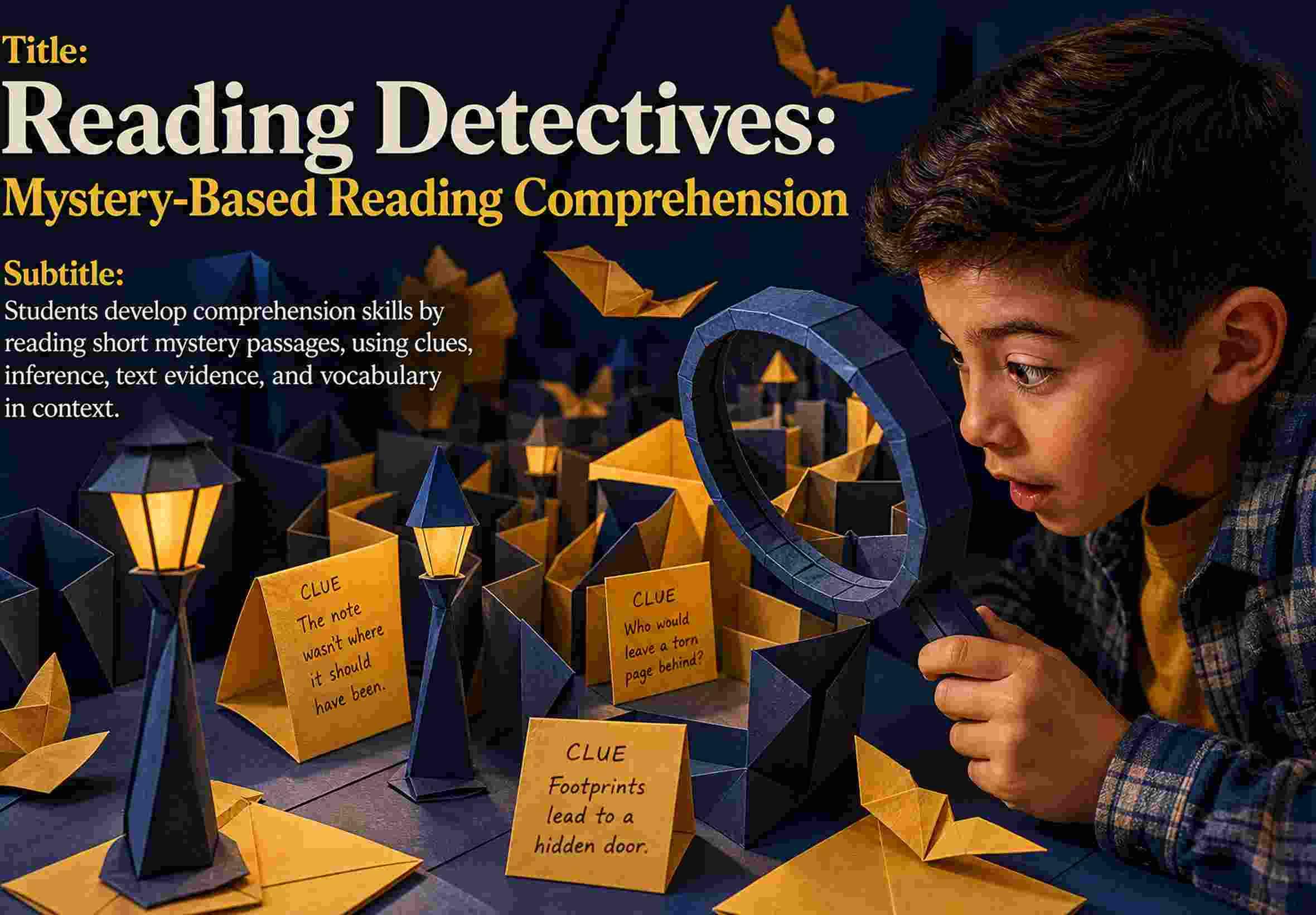 Reading Detectives: Mystery-Based Reading Comprehension