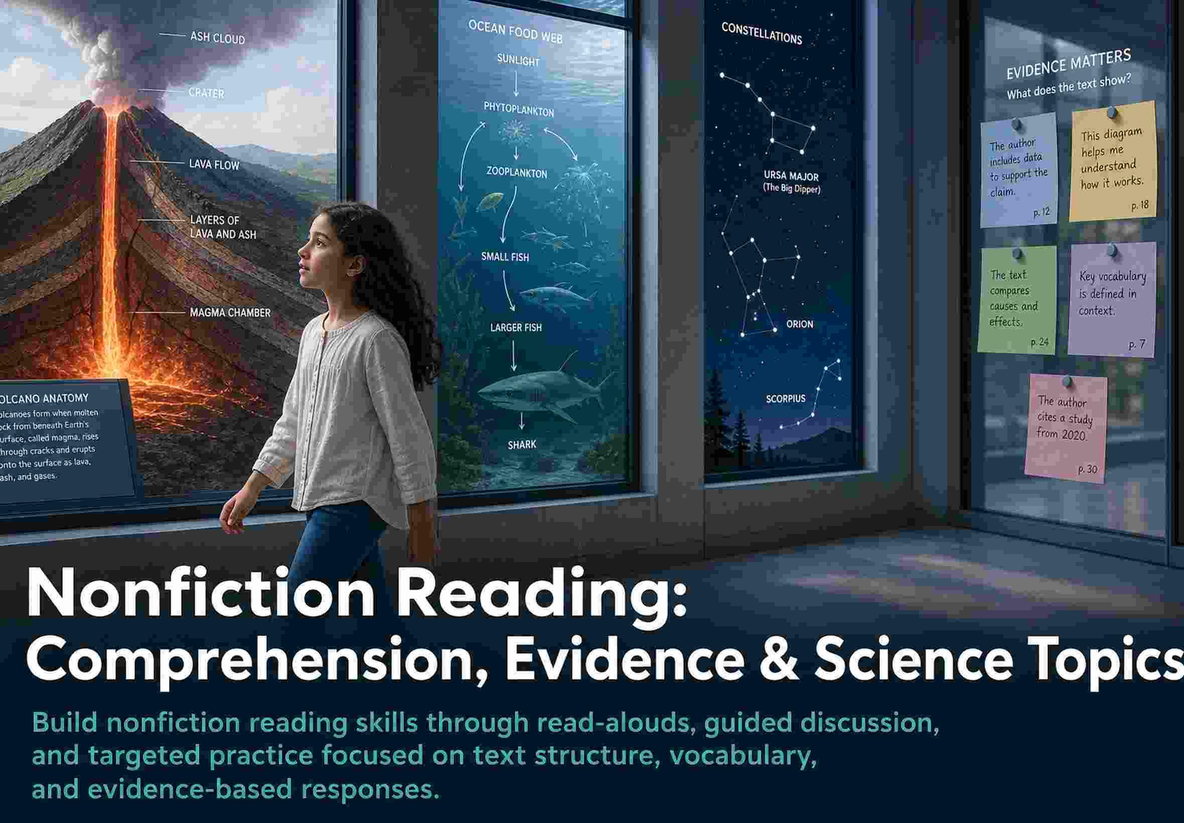 Nonfiction Reading: Comprehension, Evidence & Science Topics