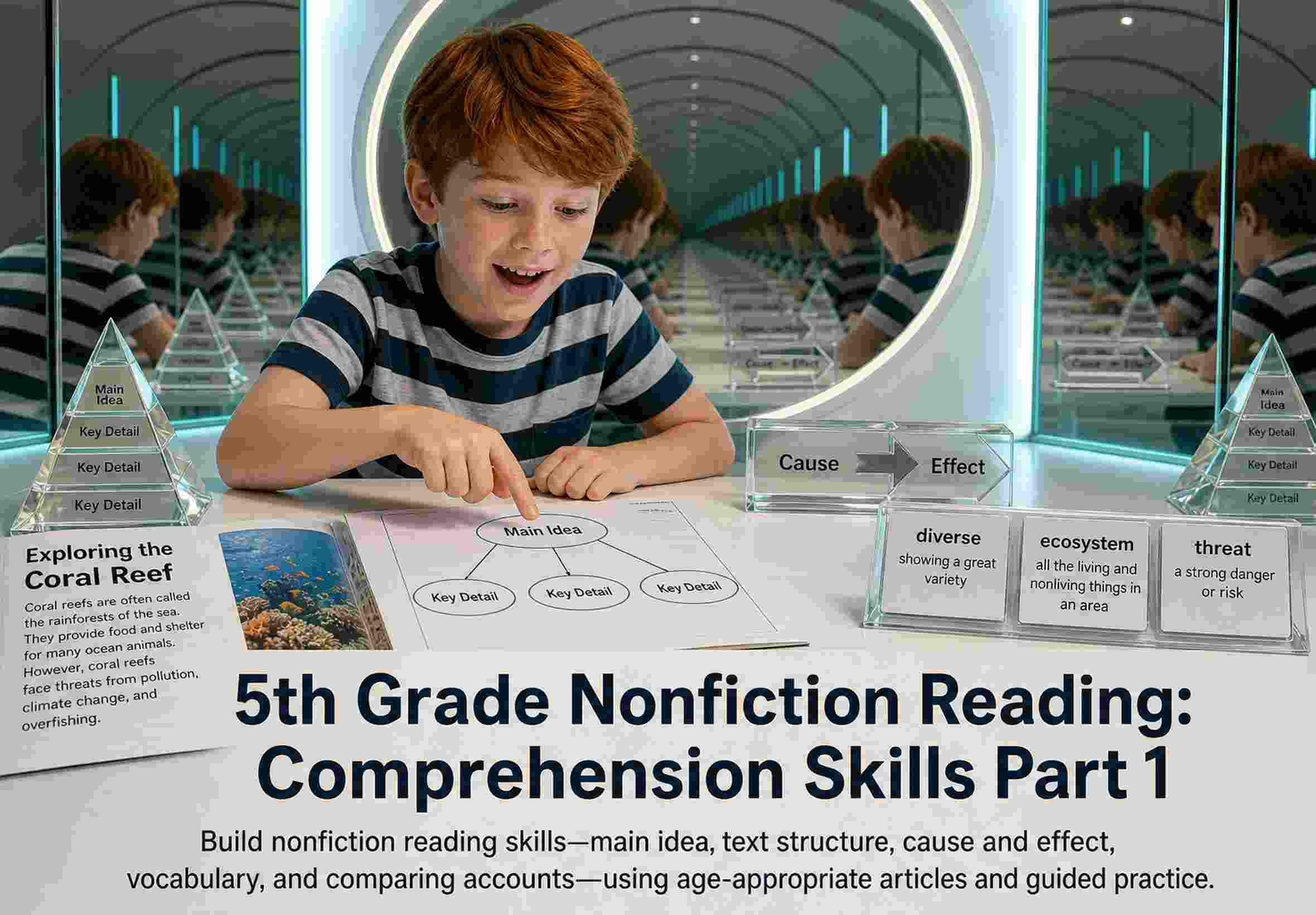 5th Grade Nonfiction Reading: Comprehension Skills Part 1