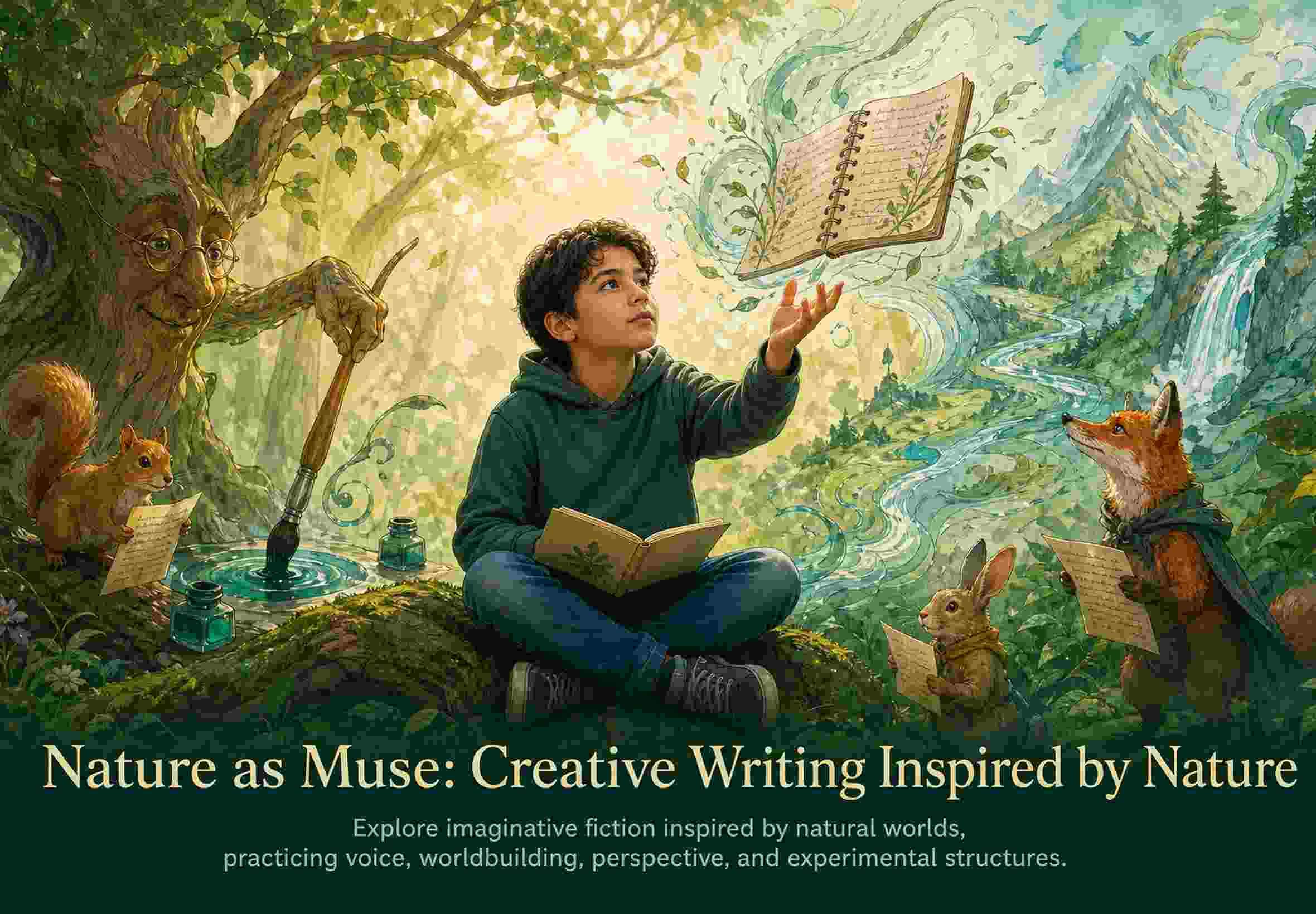 Nature as Muse: Creative Writing Inspired by Nature (Ages 8-11)