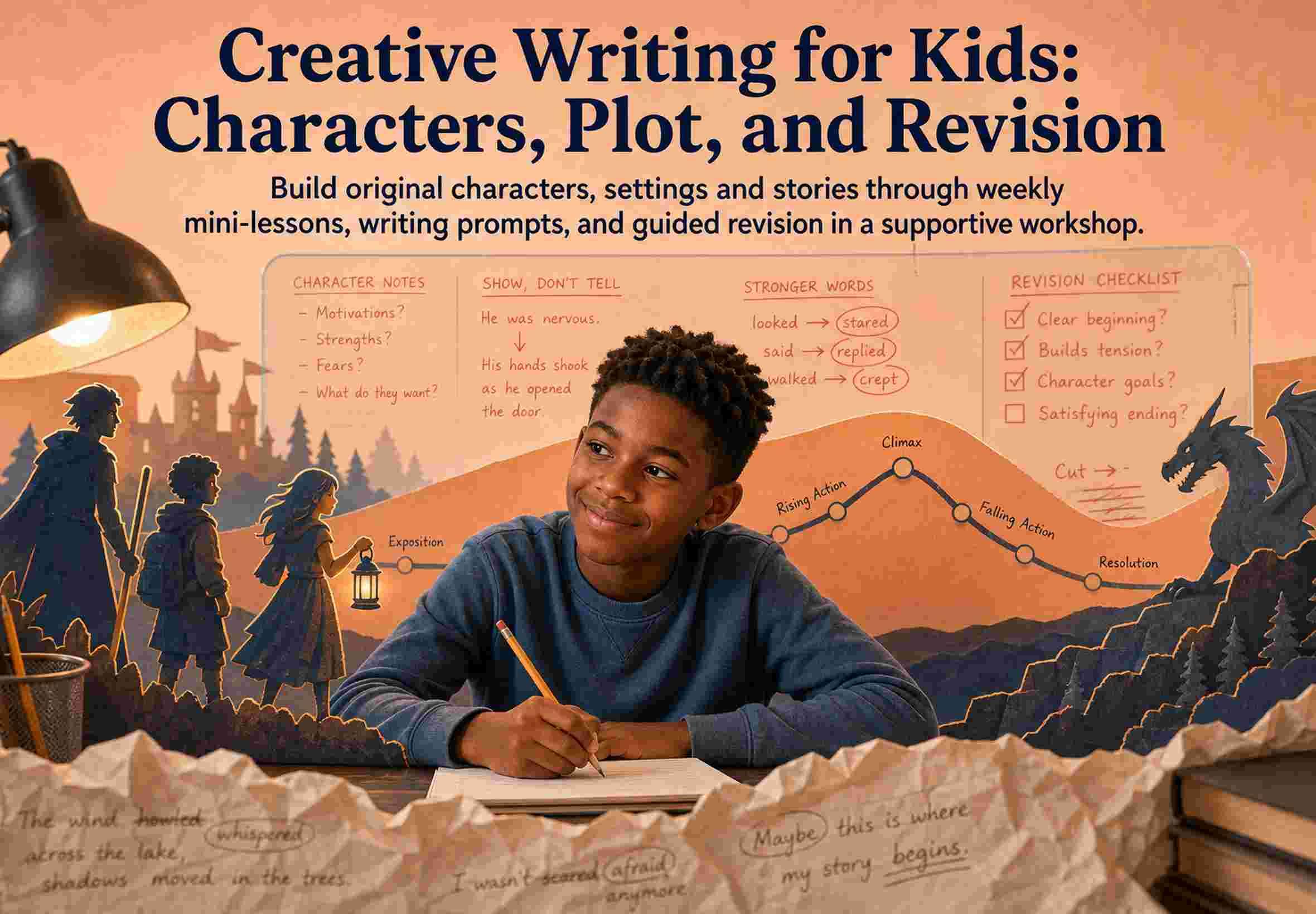 Creative Writing for Kids: Characters, Plot, and Revision