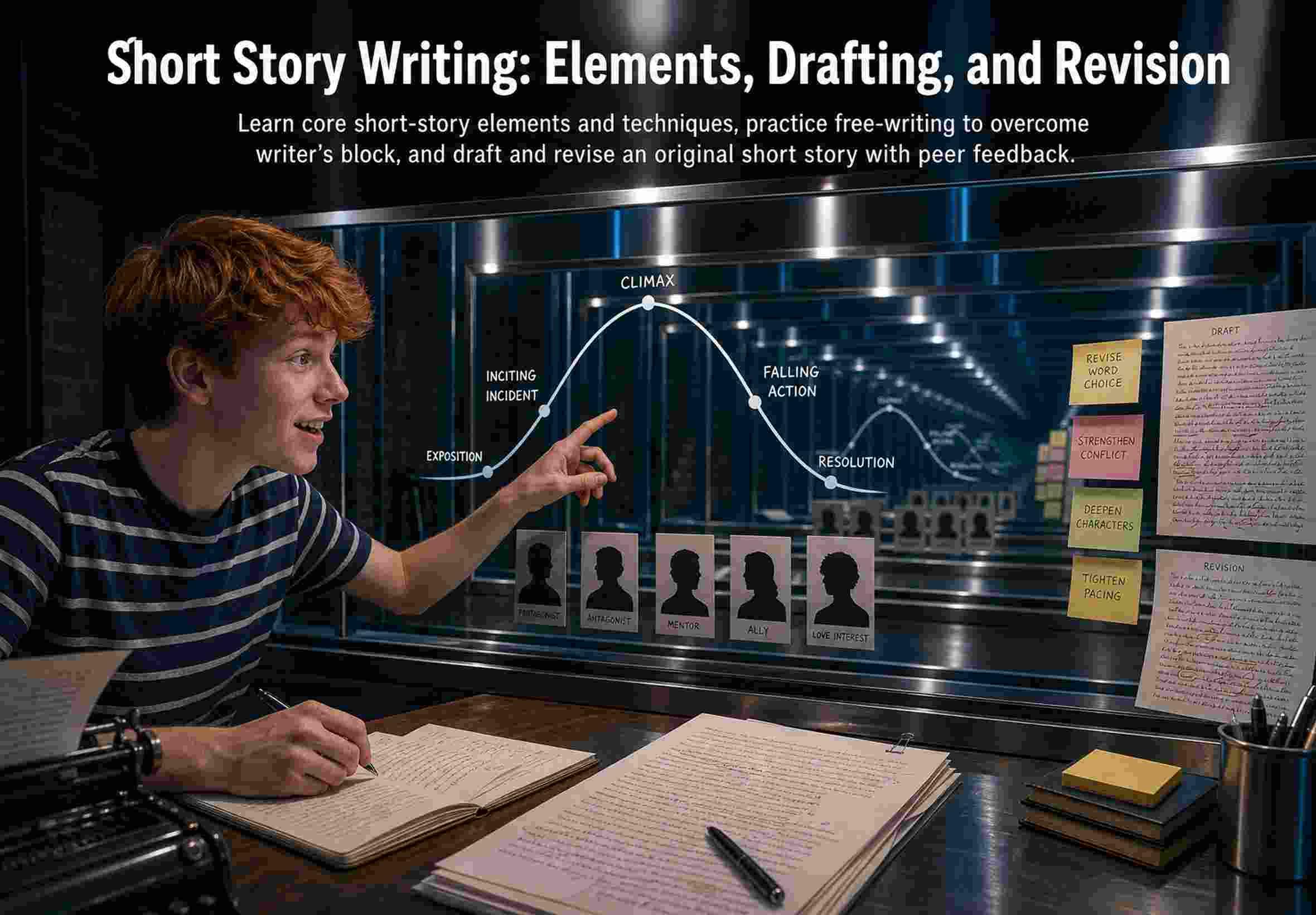 Short Story Writing: Elements, Drafting, and Revision
