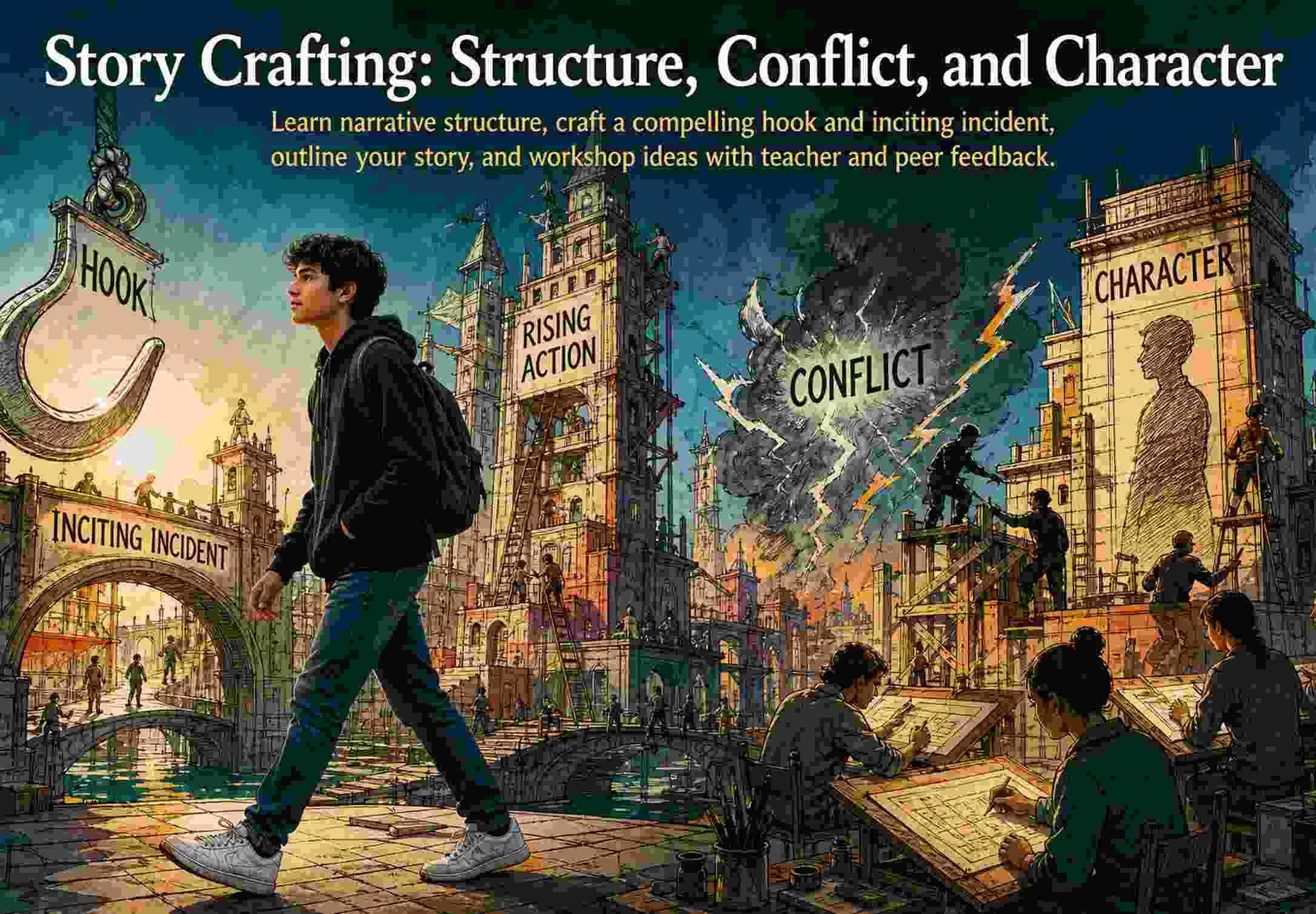 Story Crafting: Structure, Conflict, and Character
