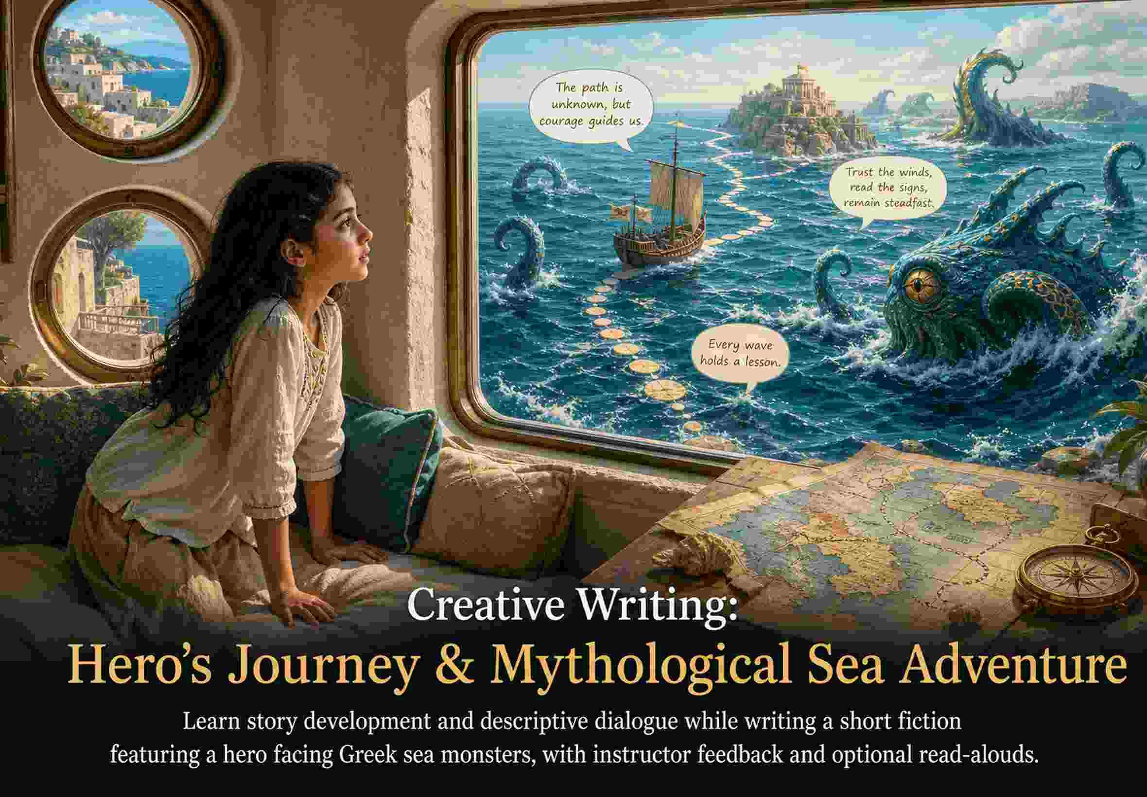 Creative Writing: Hero’s Journey & Mythological Sea Adventure