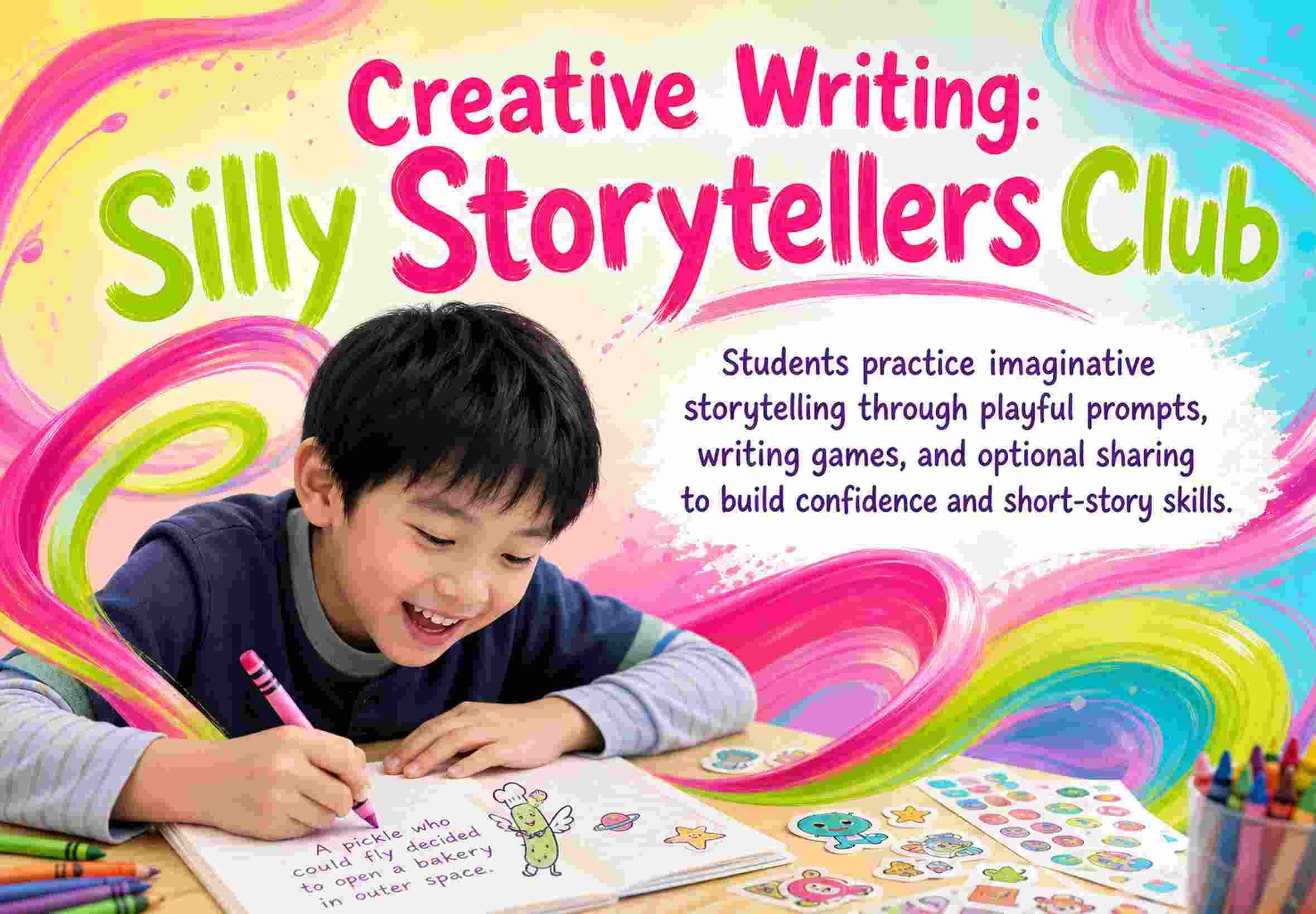 Creative Writing: Silly Storytellers Club