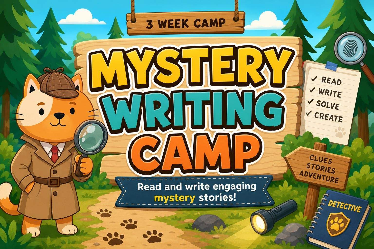 Mystery Writing Workshop: Plan, Draft, and Revise a Story