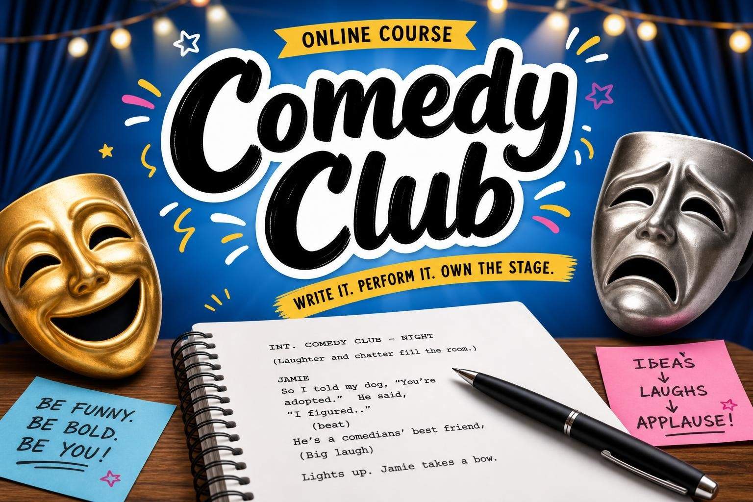 Comedy Sketch Writing Workshop: Write and Perform Short Skits