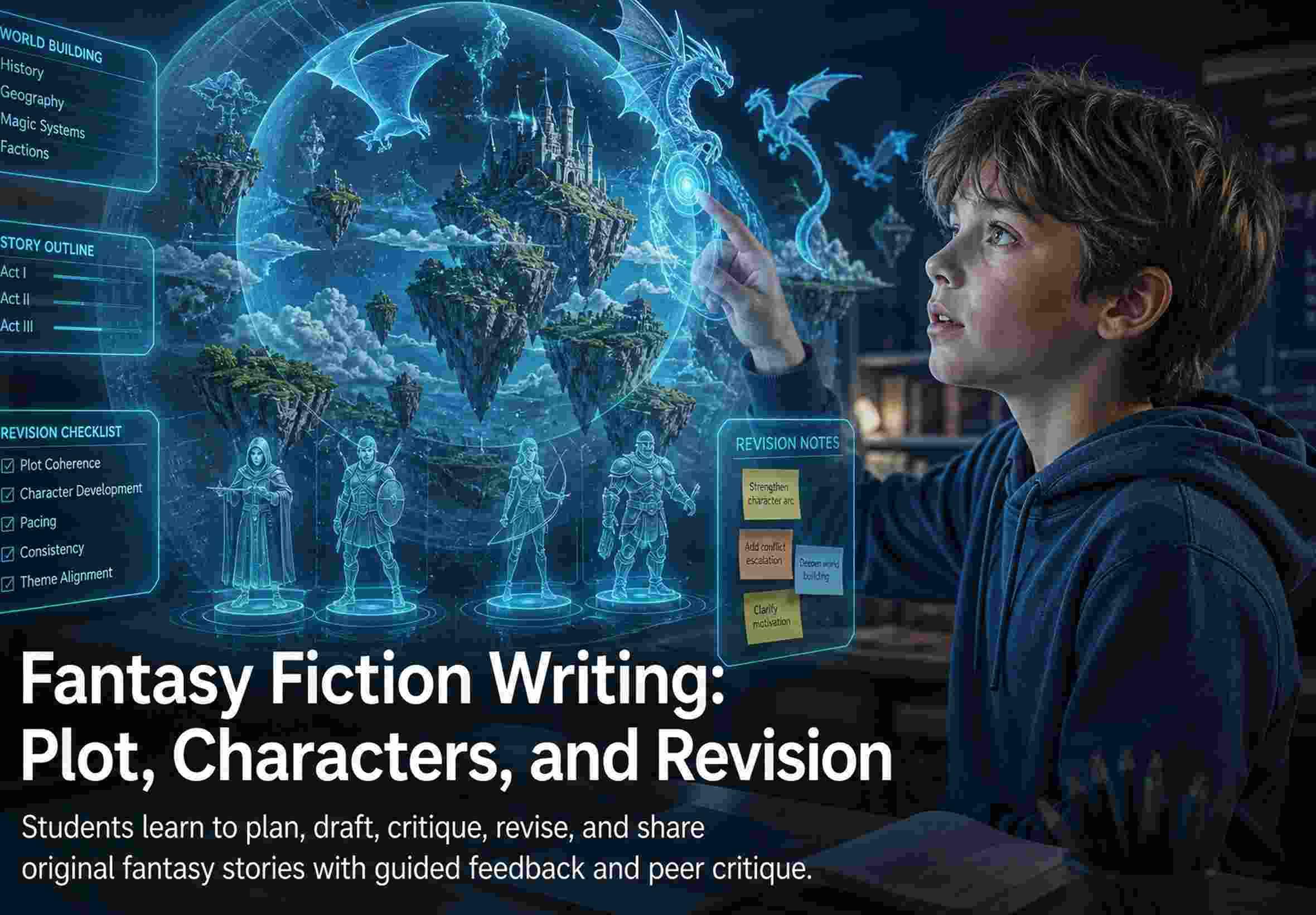 Fantasy Fiction Writing: Plot, Characters, and Revision
