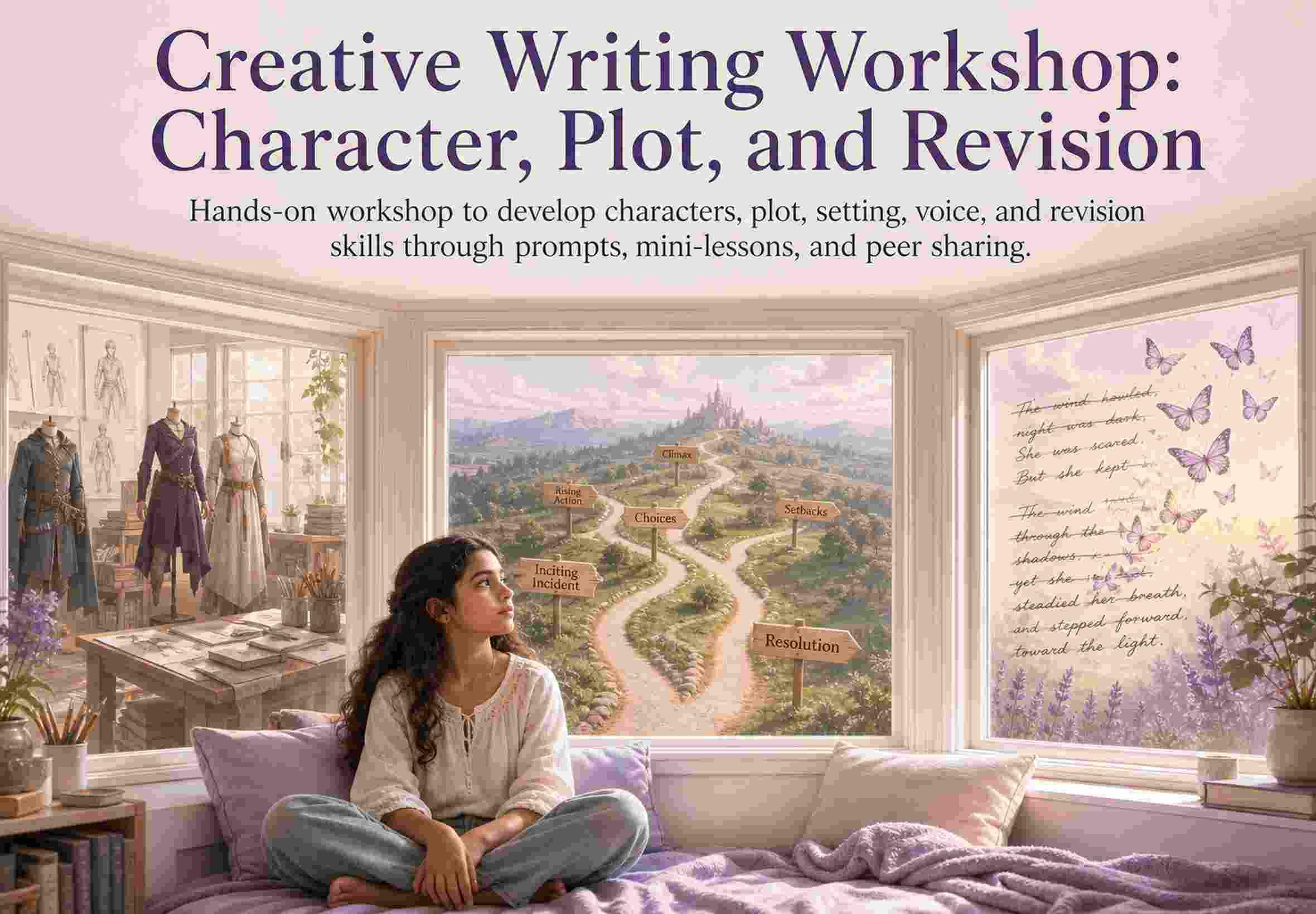 Creative Writing Workshop: Character, Plot, and Revision
