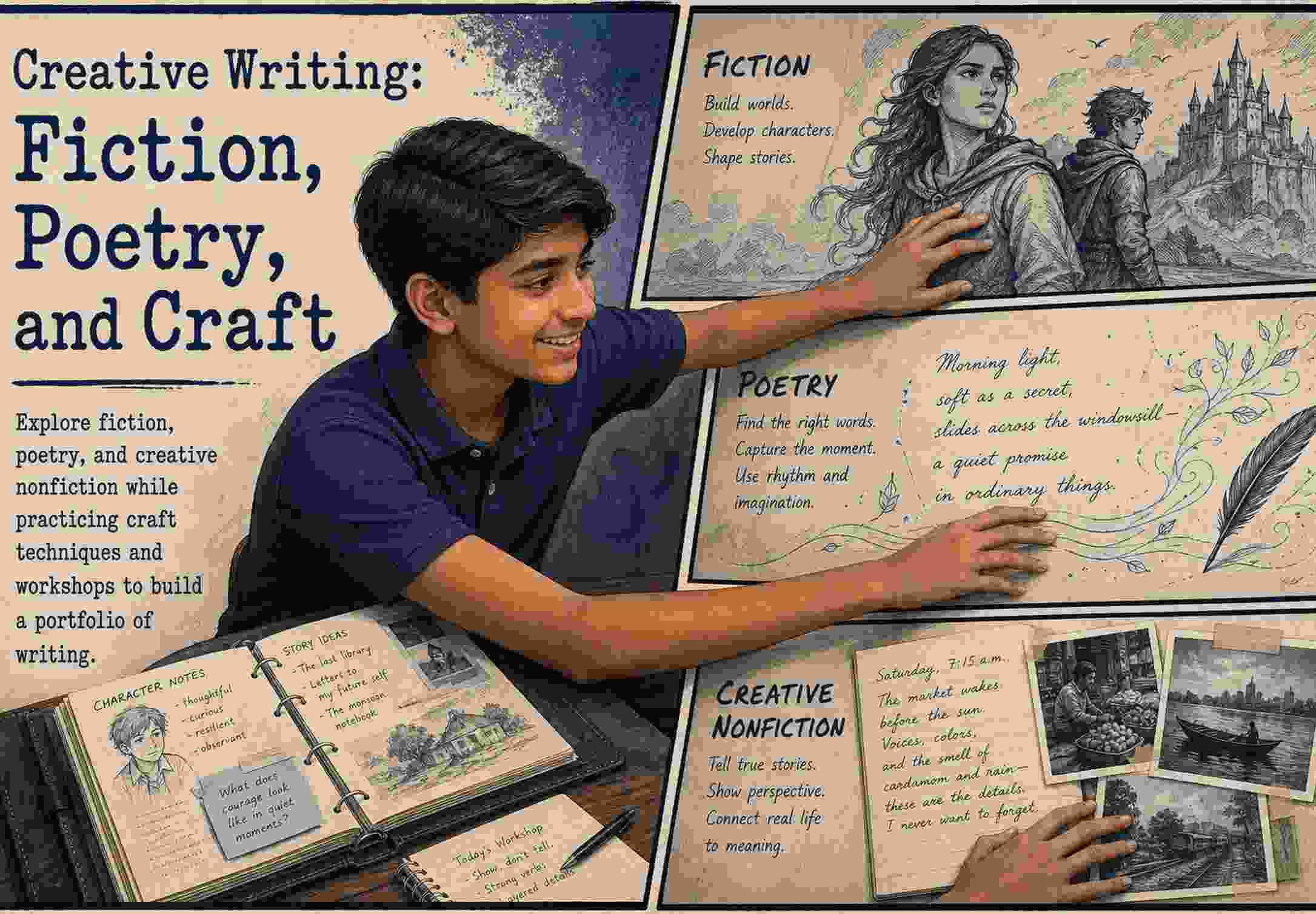 Creative Writing: Fiction, Poetry, and Craft