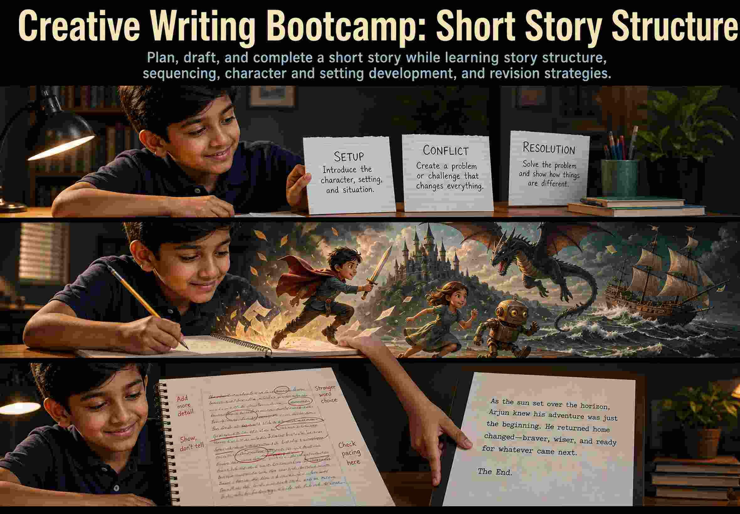 Creative Writing Bootcamp: Short Story Structure