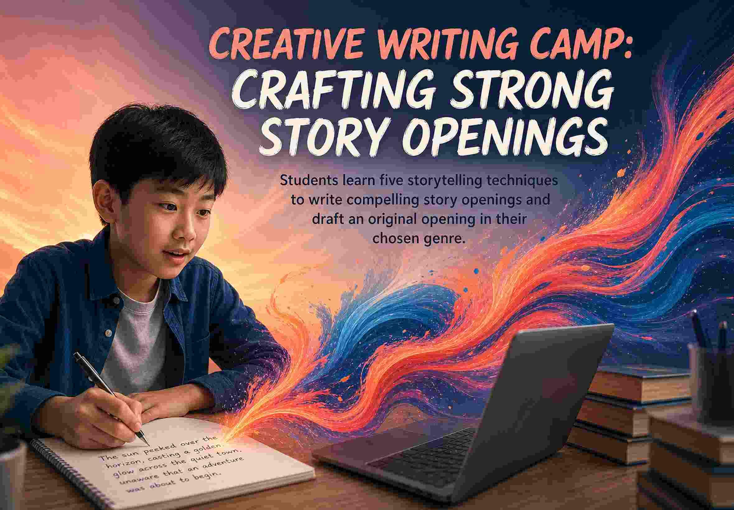 Creative Writing Camp: Crafting Strong Story Openings