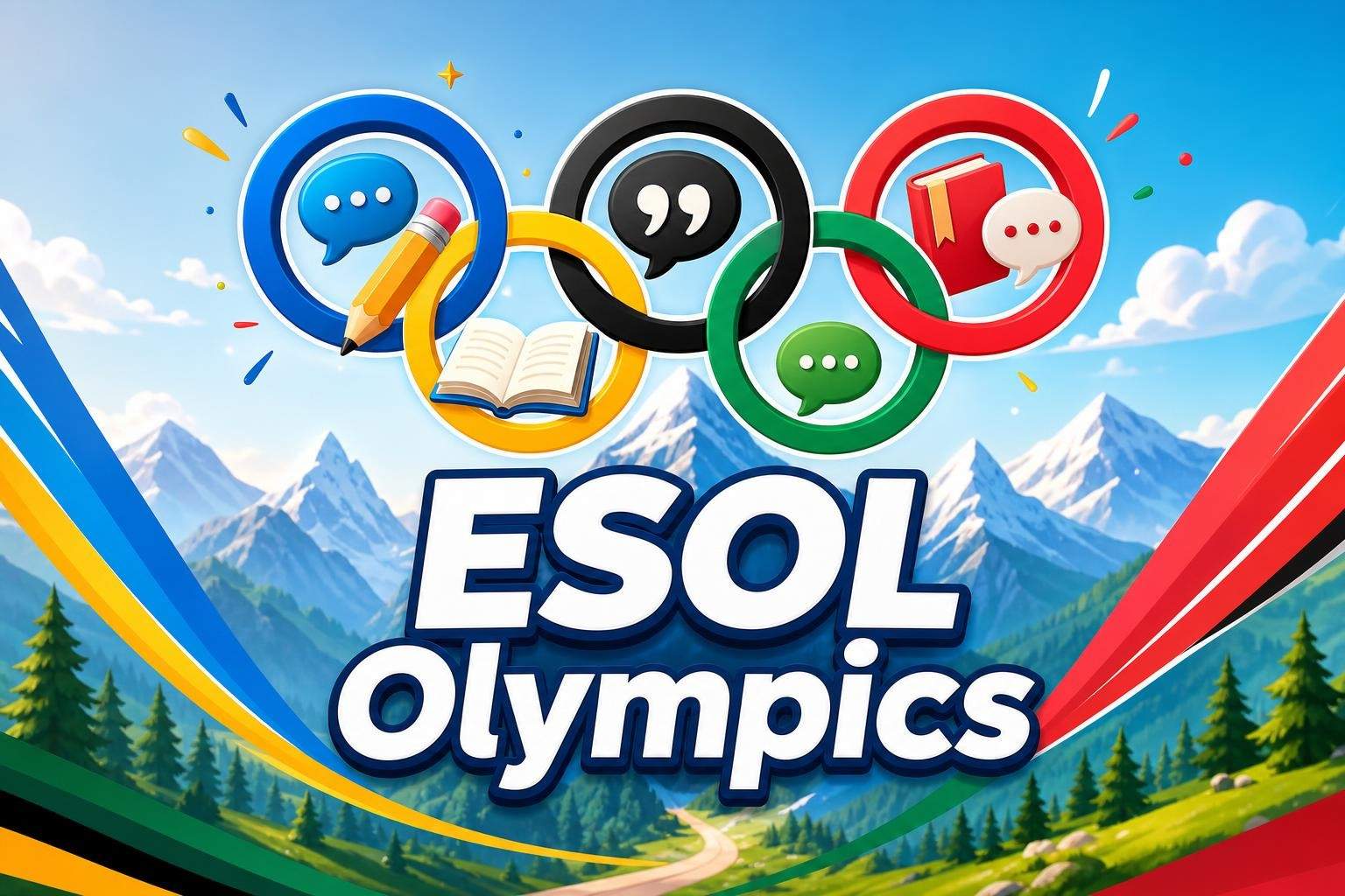 ESL: Winter Olympics — Reading, Speaking & Writing Practice