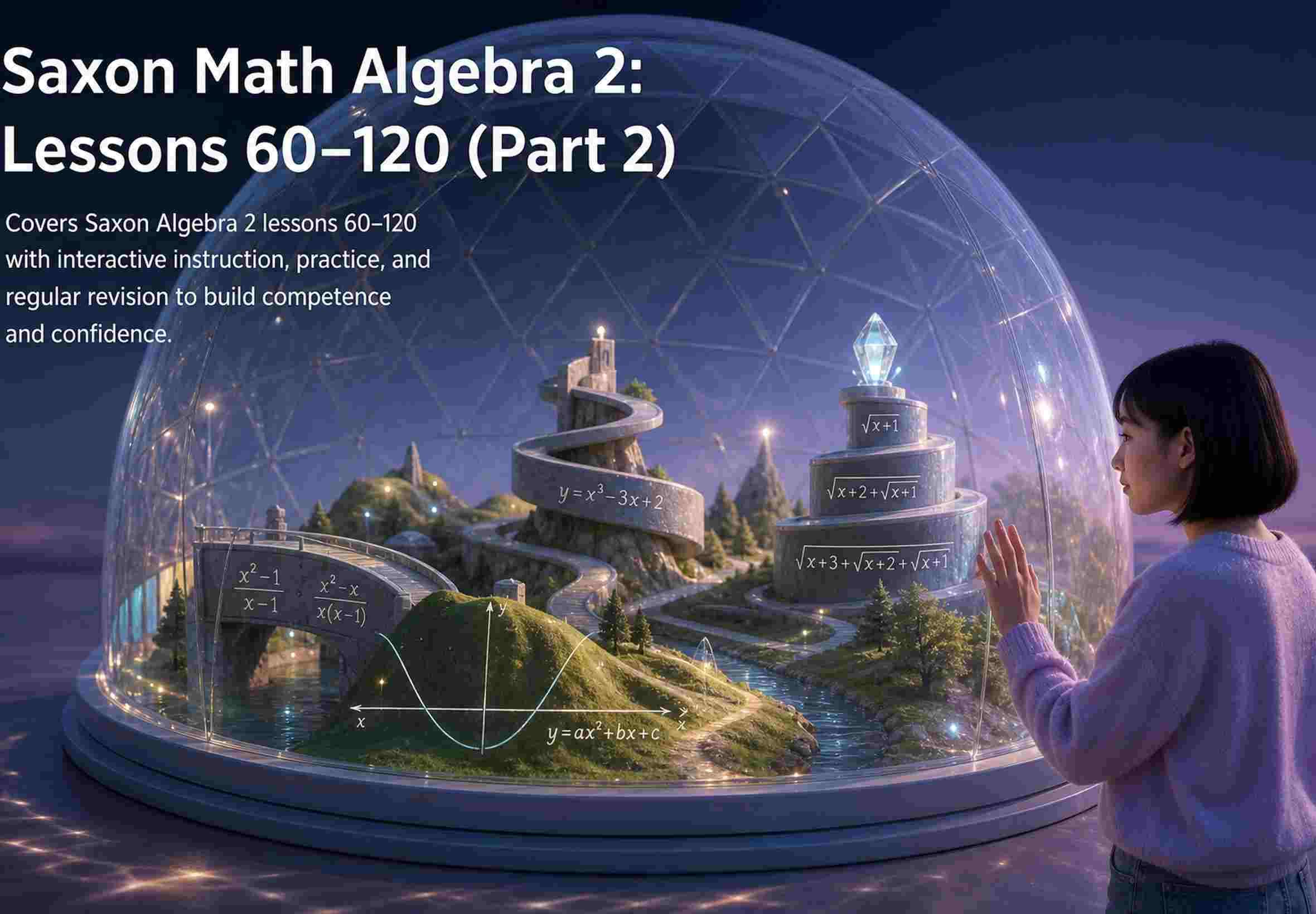 Saxon Math Algebra 2: Lessons 60–120 (Part 2)