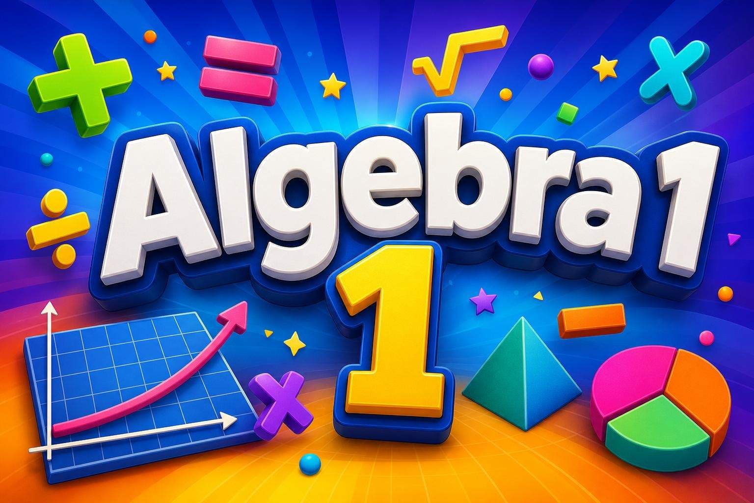 Algebra 1 — Saxon Algebra 1 (3rd ed.) First Half (Lessons 1–60)