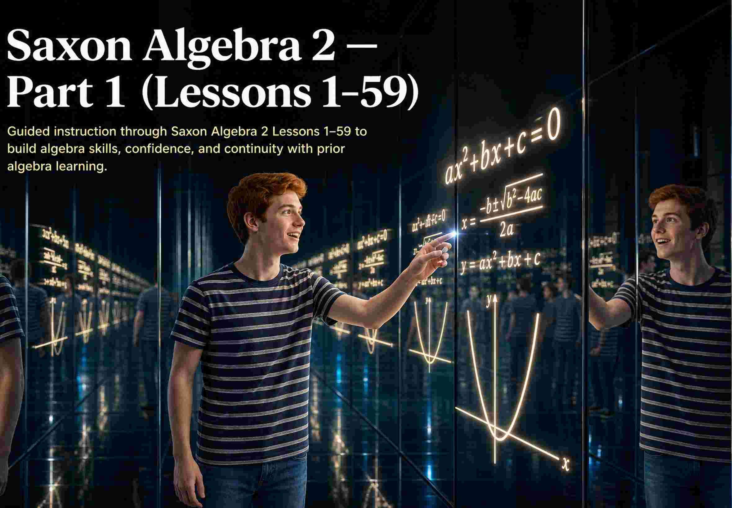 Saxon Algebra 2 — Part 1 (Lessons 1–59)