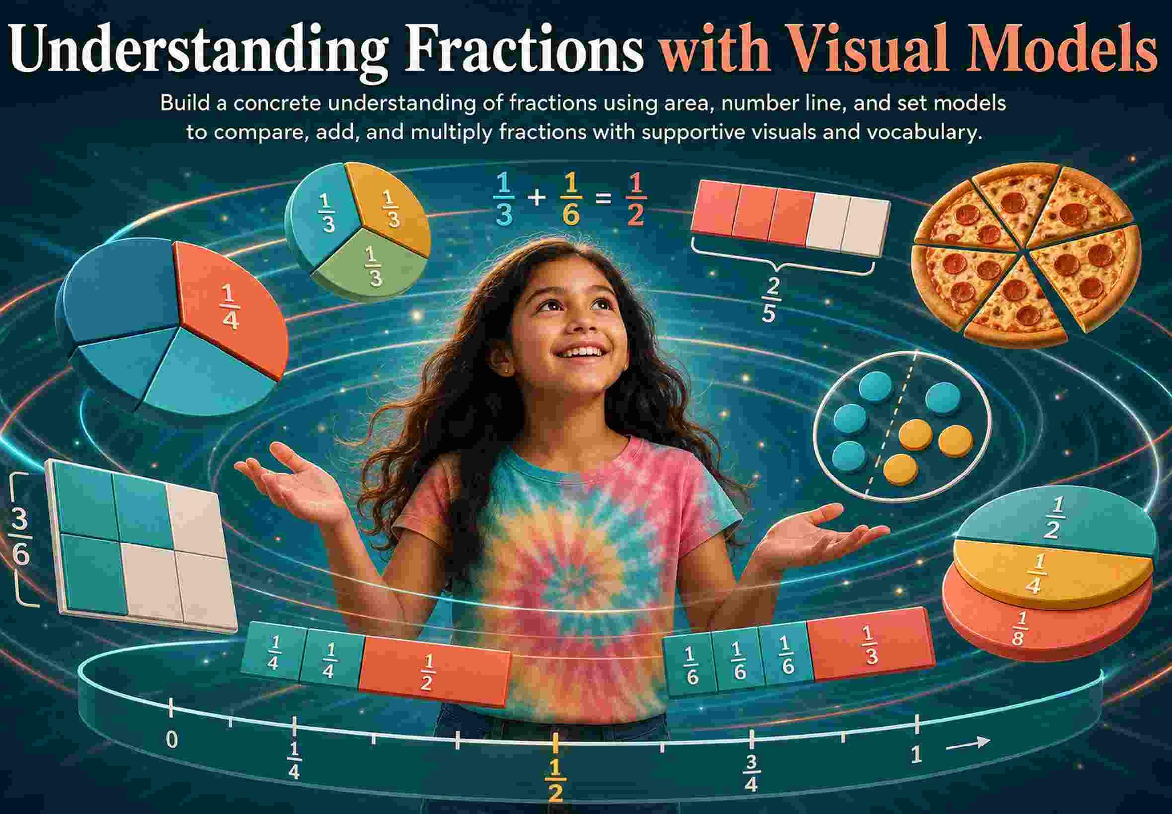 Understanding Fractions with Visual Models