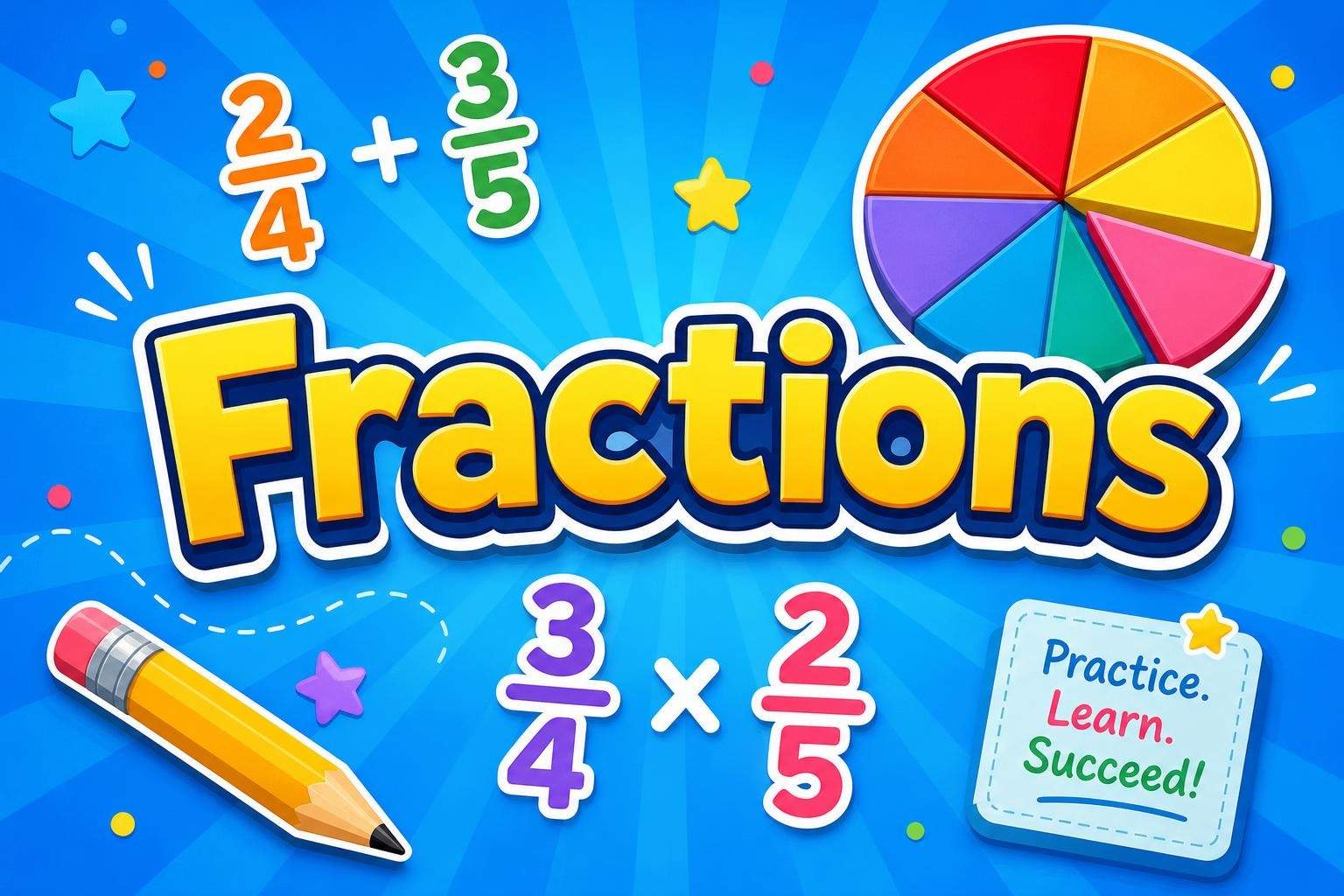 Fractions Fundamentals: Simplifying, Operations, and Conversion