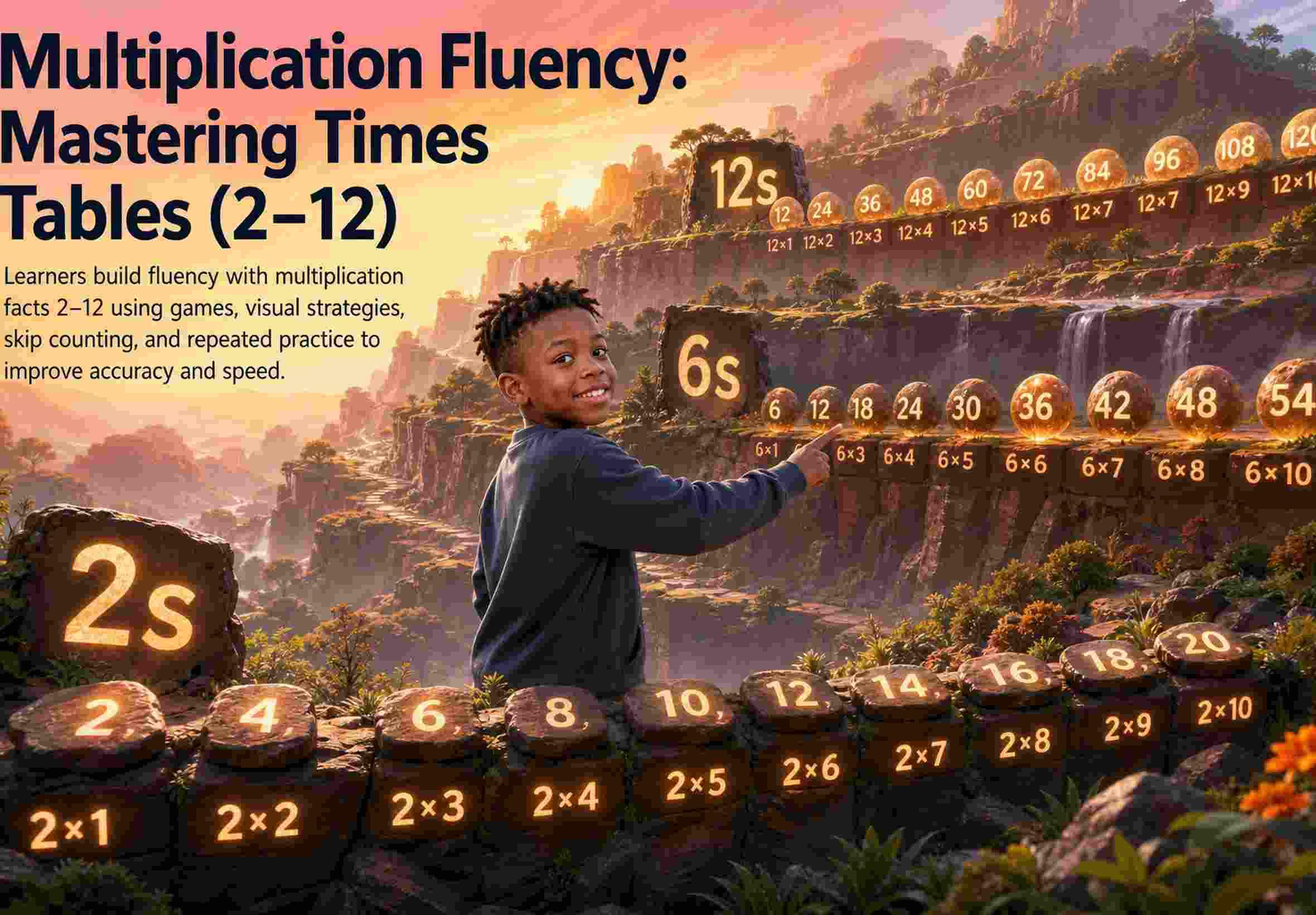 Multiplication Fluency: Mastering Times Tables (2–12)