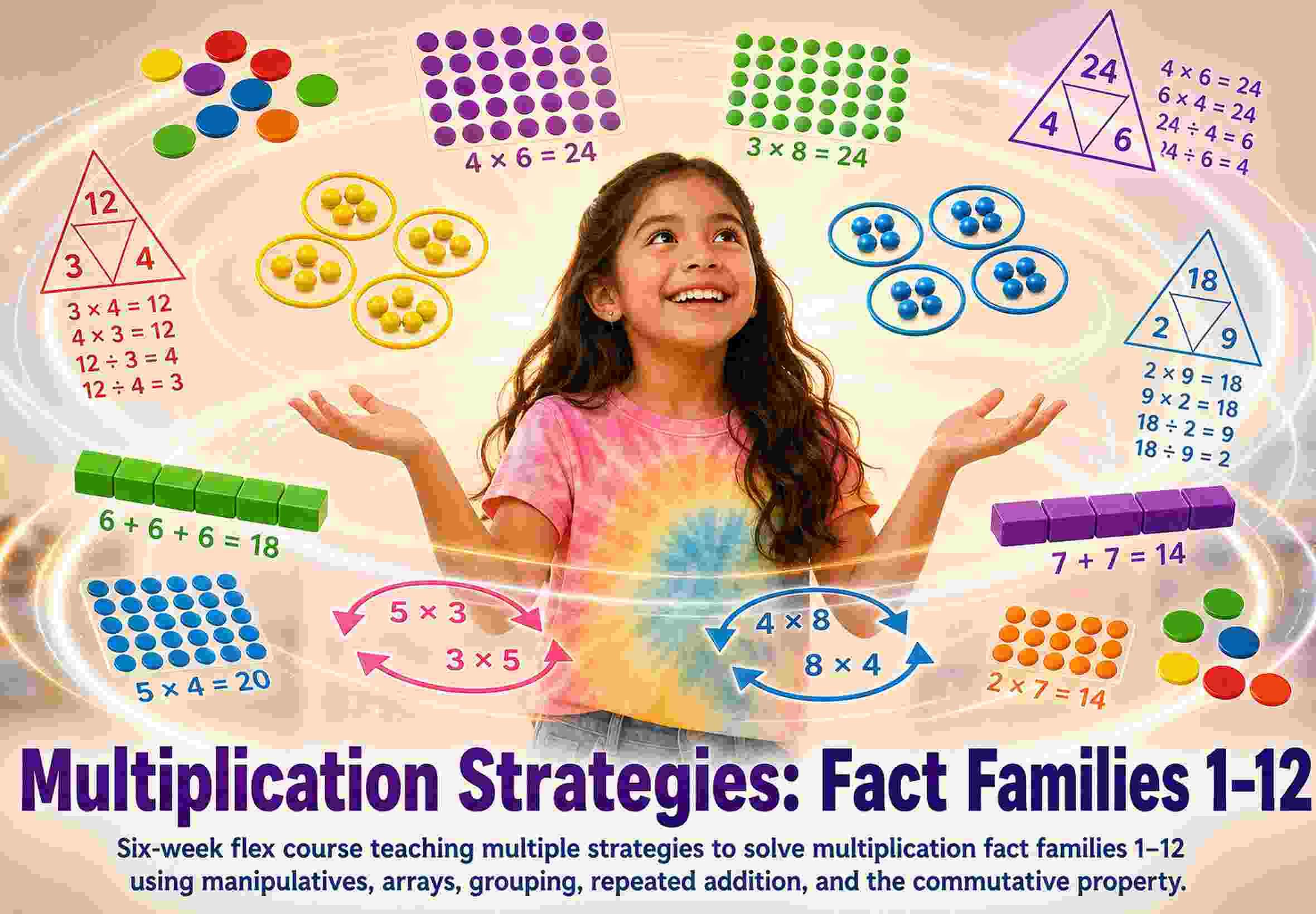 Multiplication Strategies: Fact Families 1–12