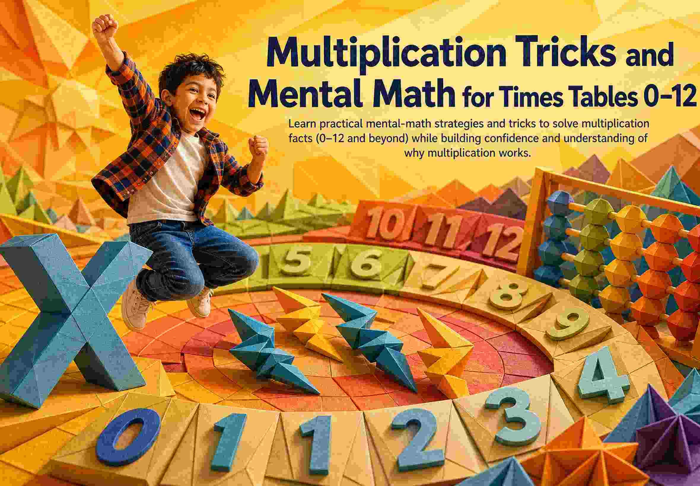 Multiplication Tricks and Mental Math for Times Tables 0–12