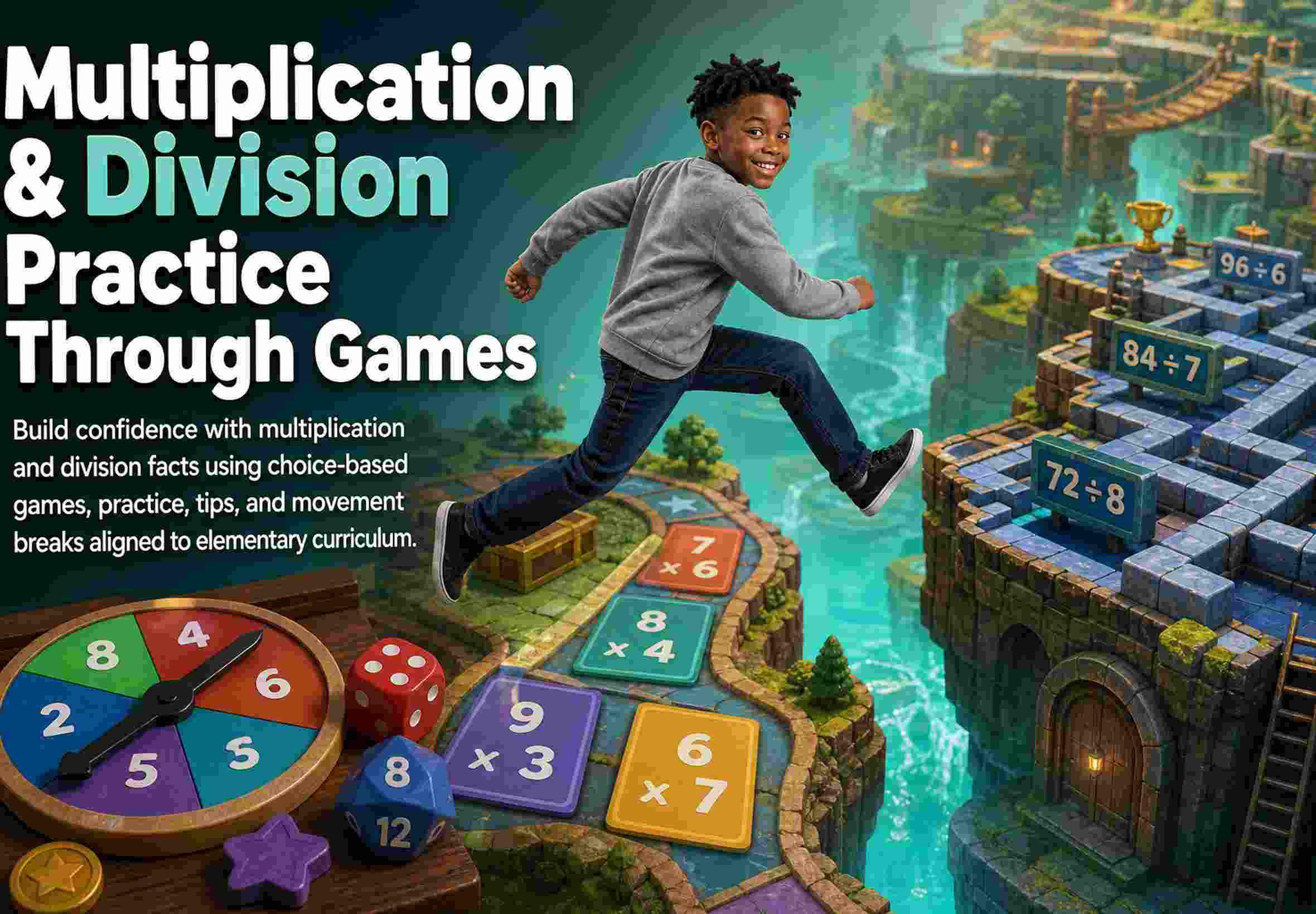 Multiplication & Division Practice Through Games