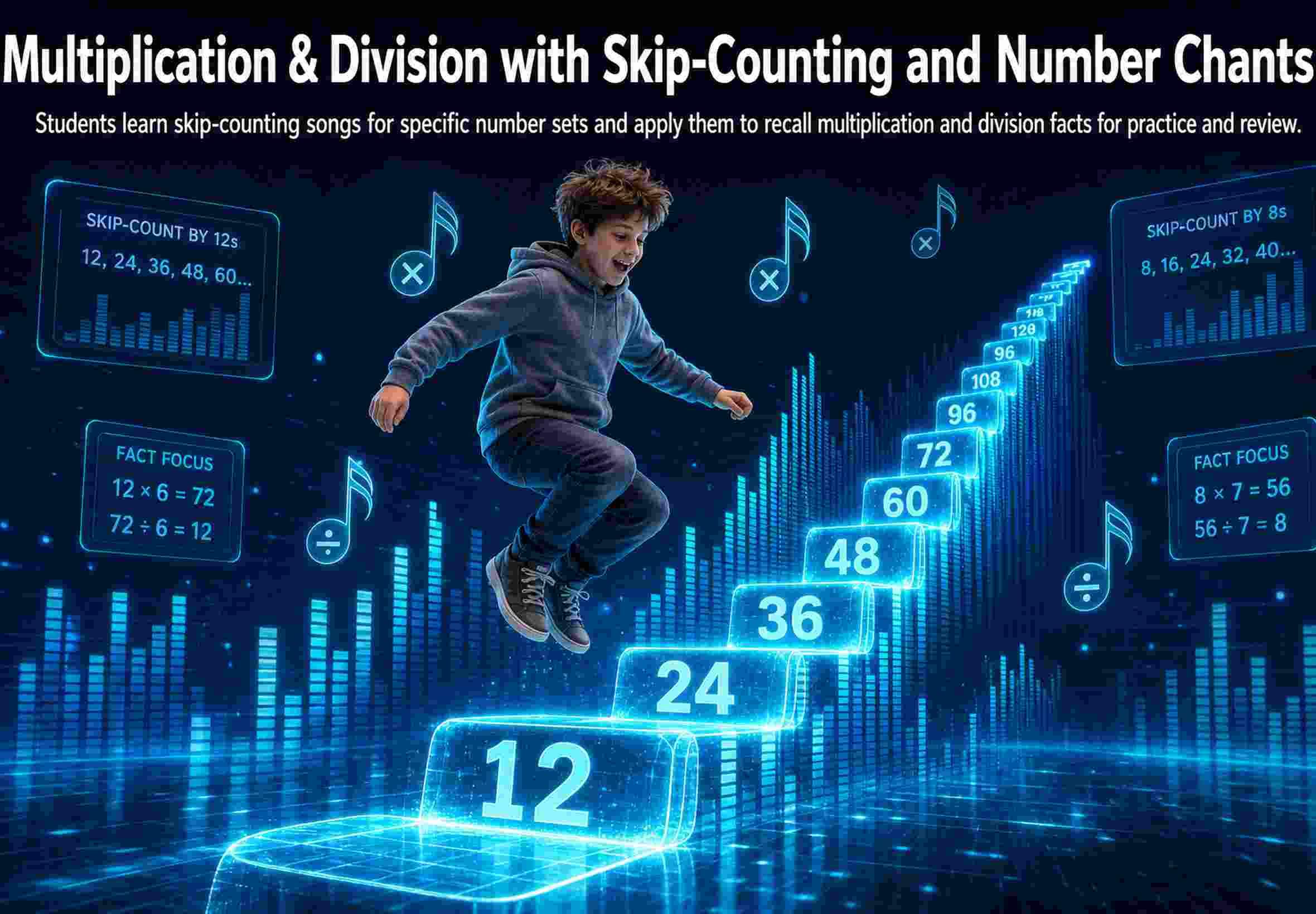 Multiplication & Division with Skip-Counting and Number Chants