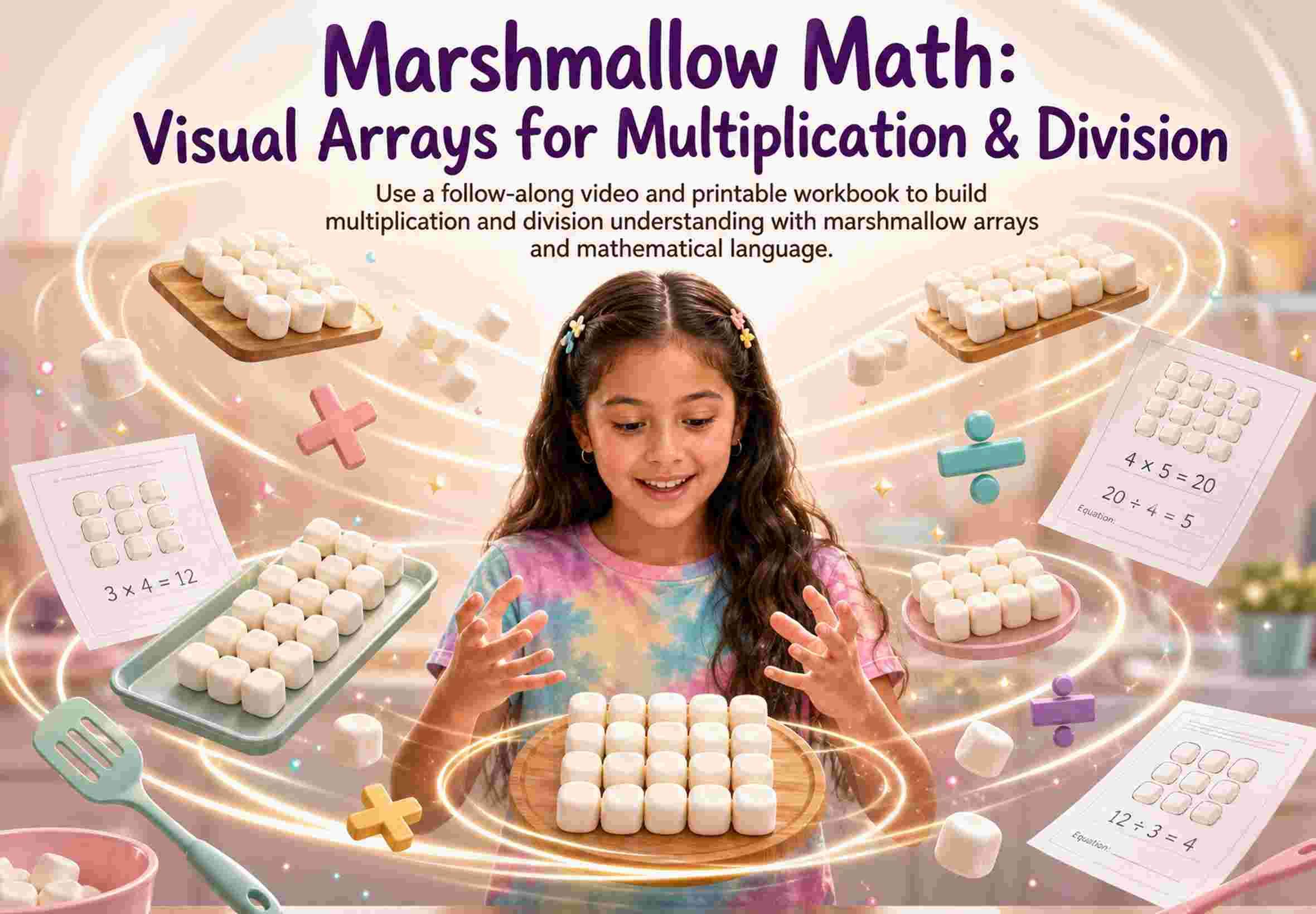 Marshmallow Math: Visual Arrays for Multiplication & Division