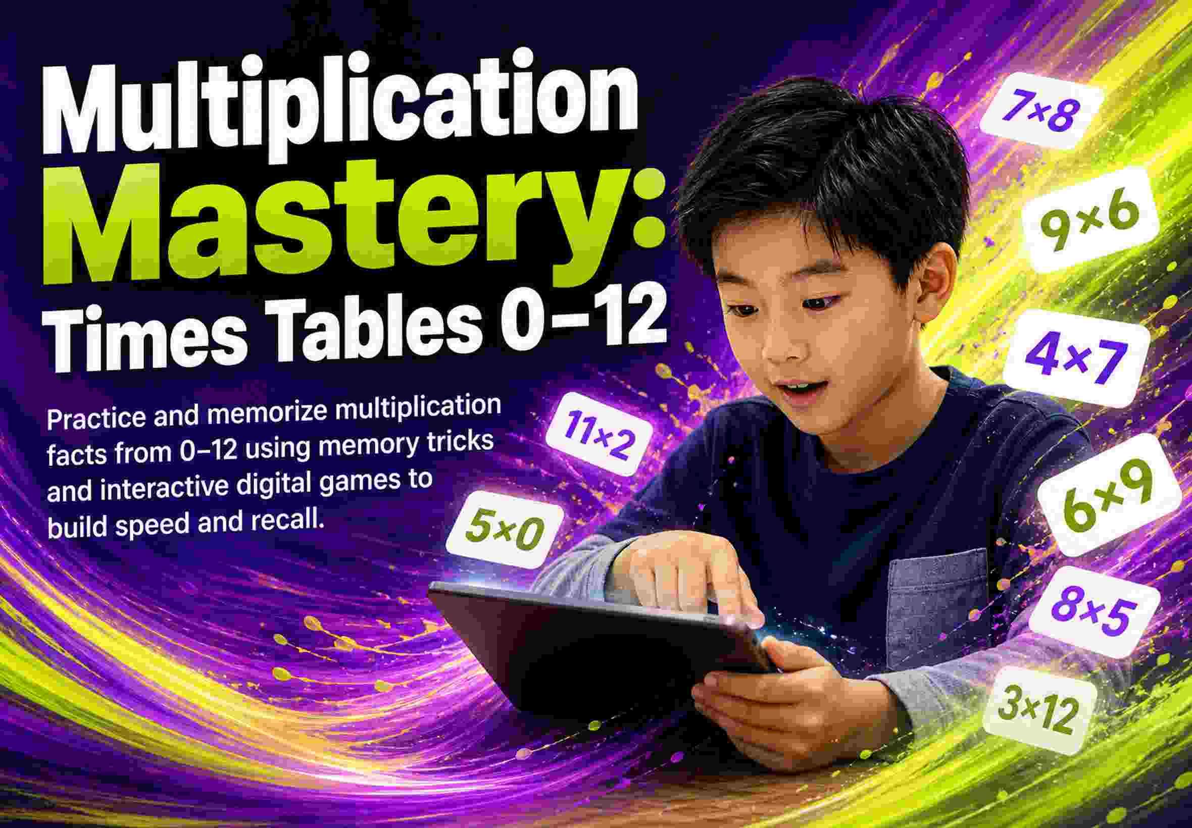 Multiplication Mastery: Times Tables 0–12