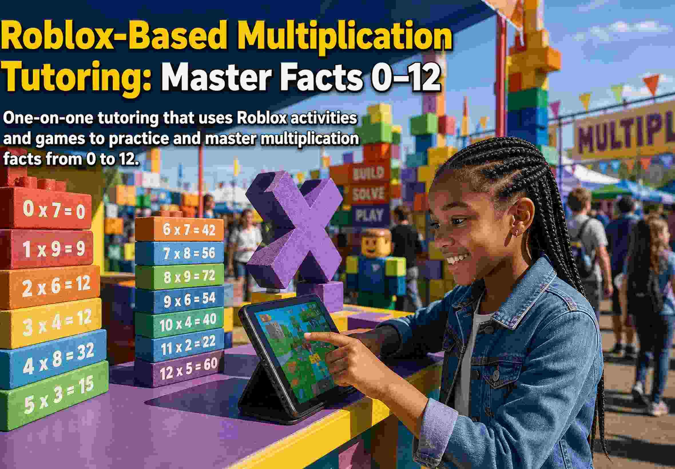 Roblox-Based Multiplication Tutoring: Master Facts 0–12