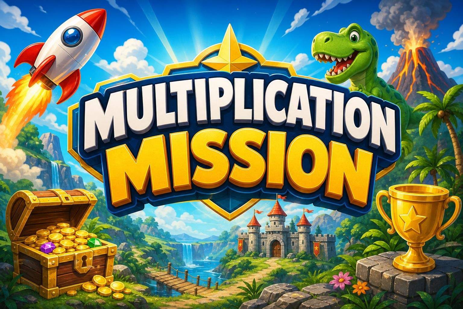 Multiplication Facts Adventure: Game-Based Fluency (2–10)