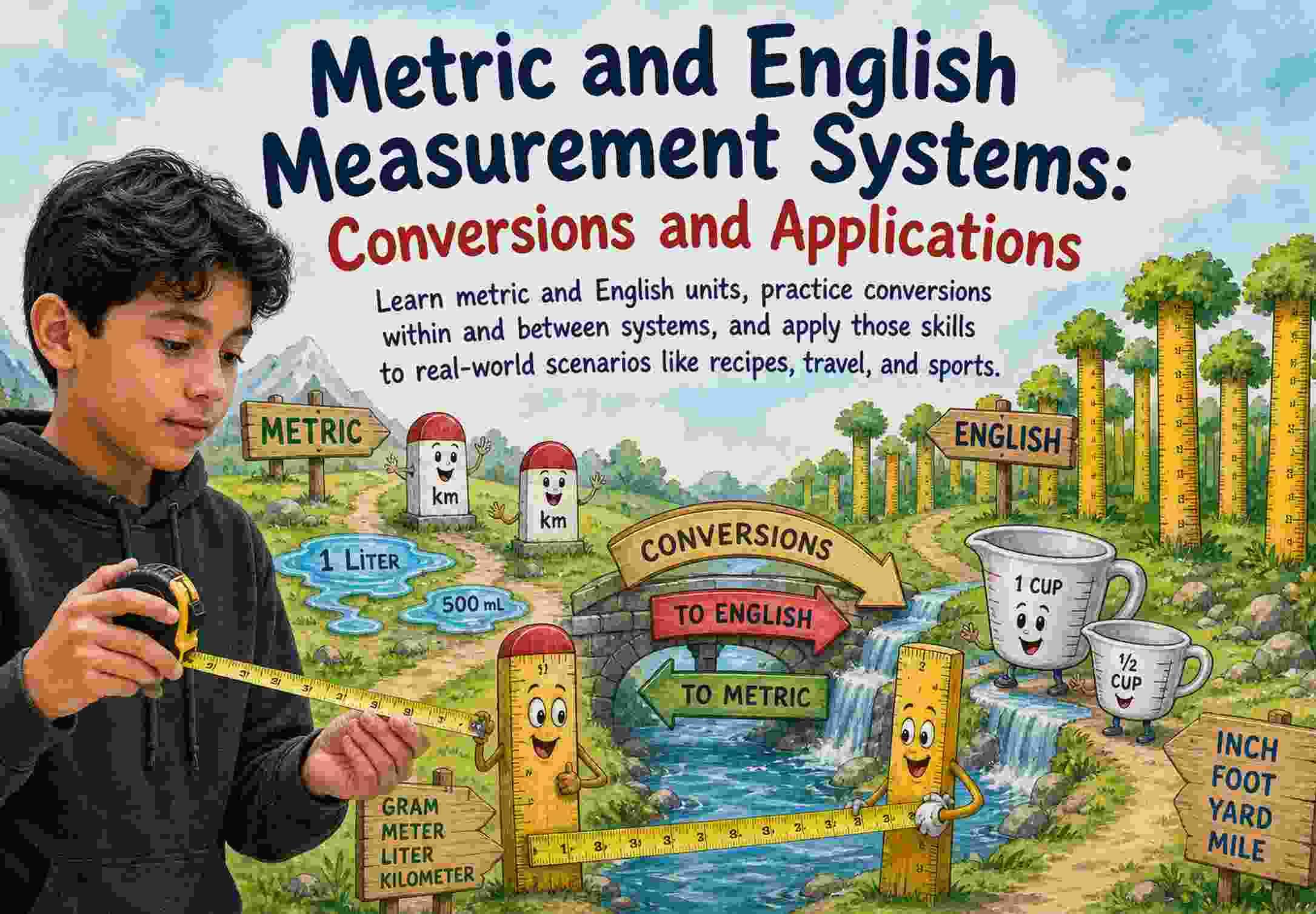 Metric and English Measurement Systems: Conversions and Applications