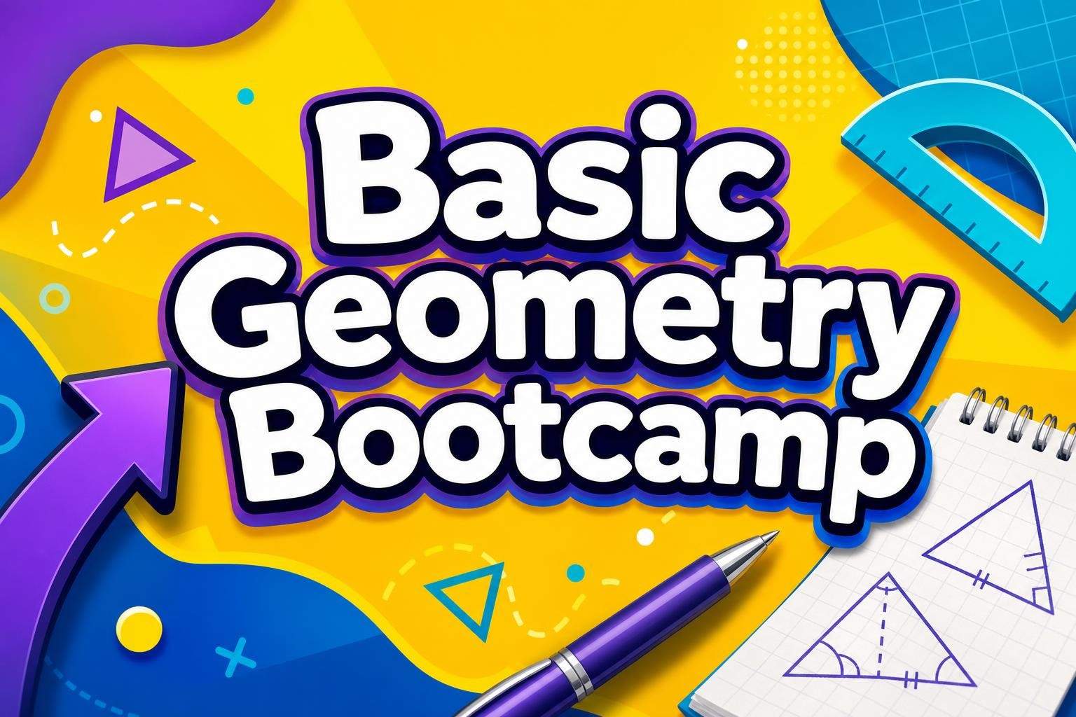 Geometry City: Lines, Area, Volume, Symmetry and Transformations