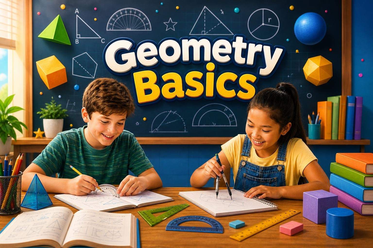 Fundamentals of Geometry: Shapes, Angles, Area & Volume