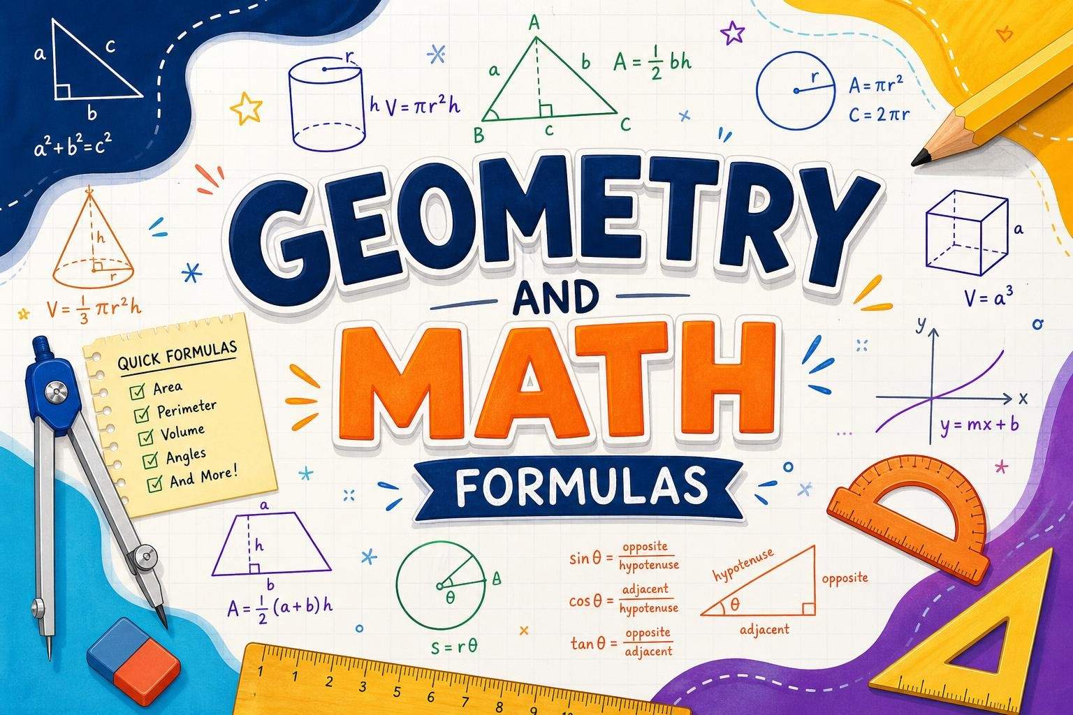 Geometry Essentials: Definitions to Solids