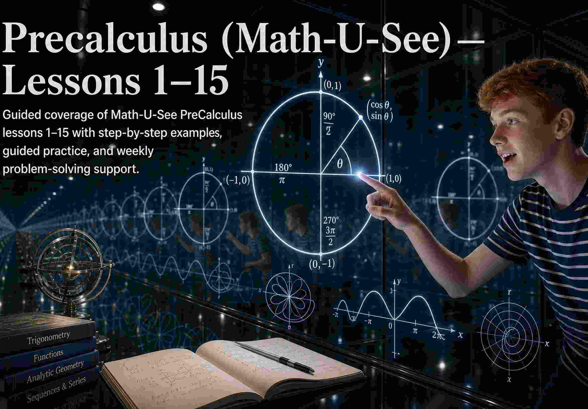 Precalculus (Math-U-See) — Lessons 1–15