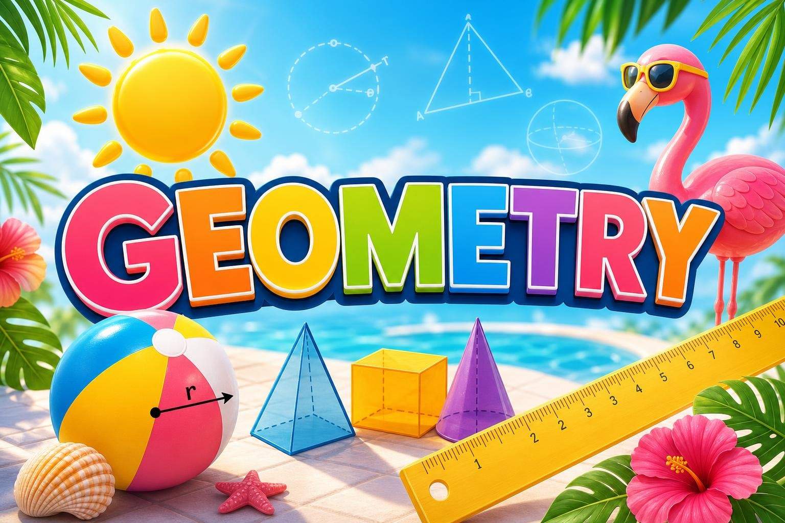 High School Geometry Prep: Proofs, Shapes, Circles & Constructions