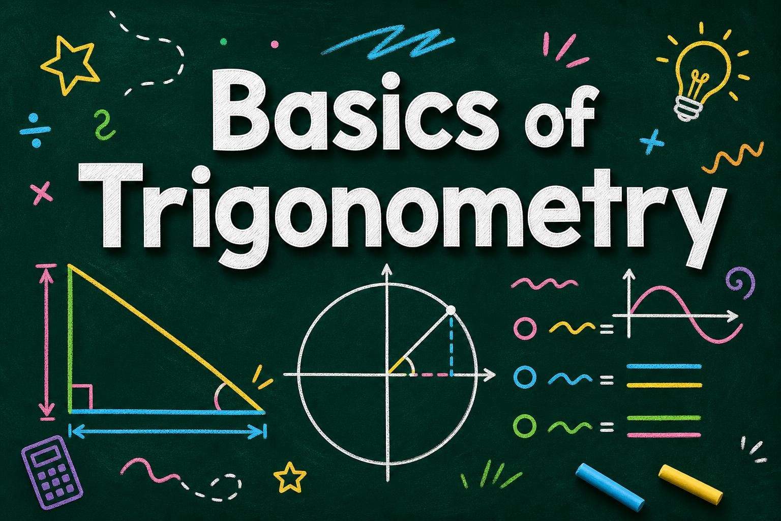 Basics of Trigonometry: Angles, Unit Circle & Trig Functions