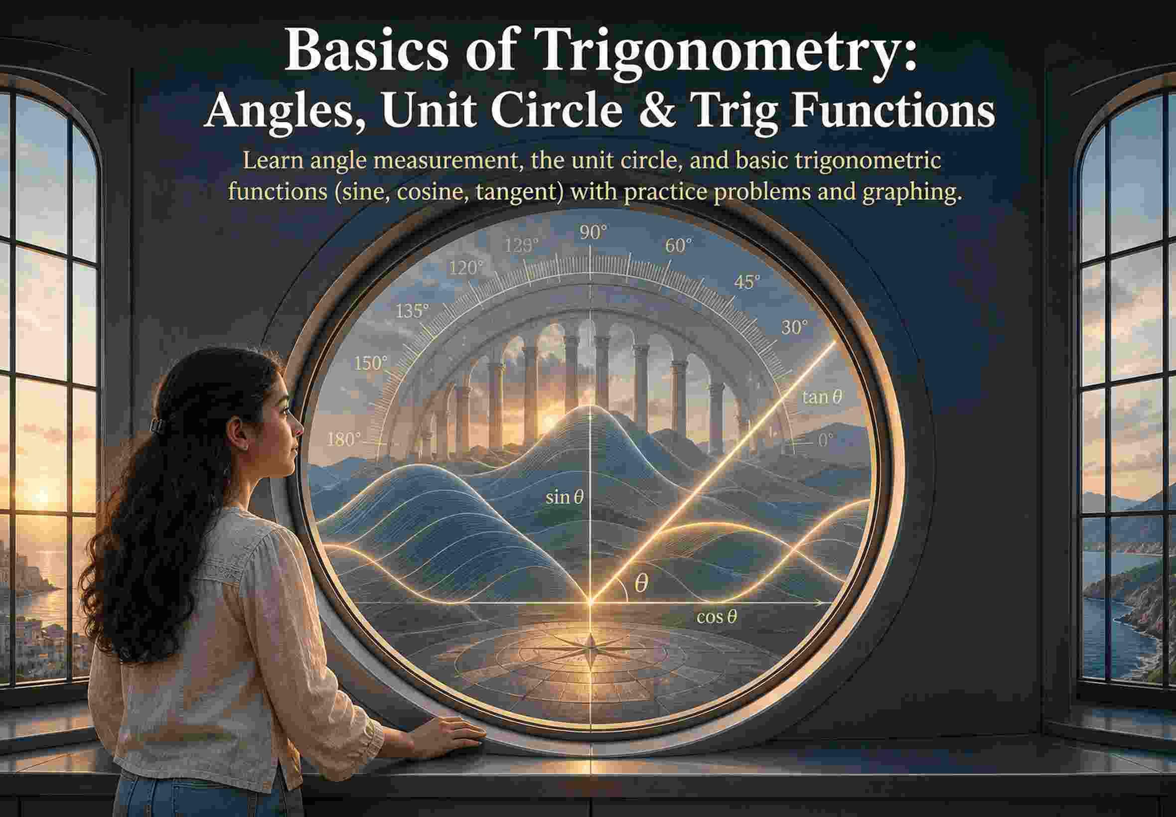 Basics of Trigonometry: Angles, Unit Circle & Trig Functions
