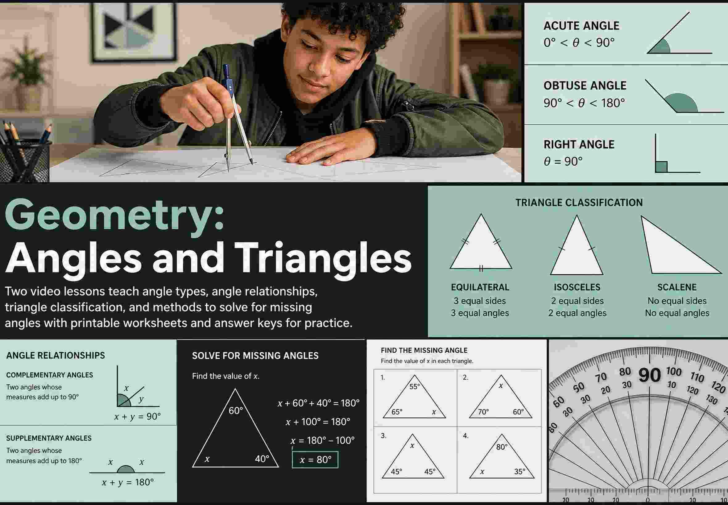 Geometry: Angles and Triangles