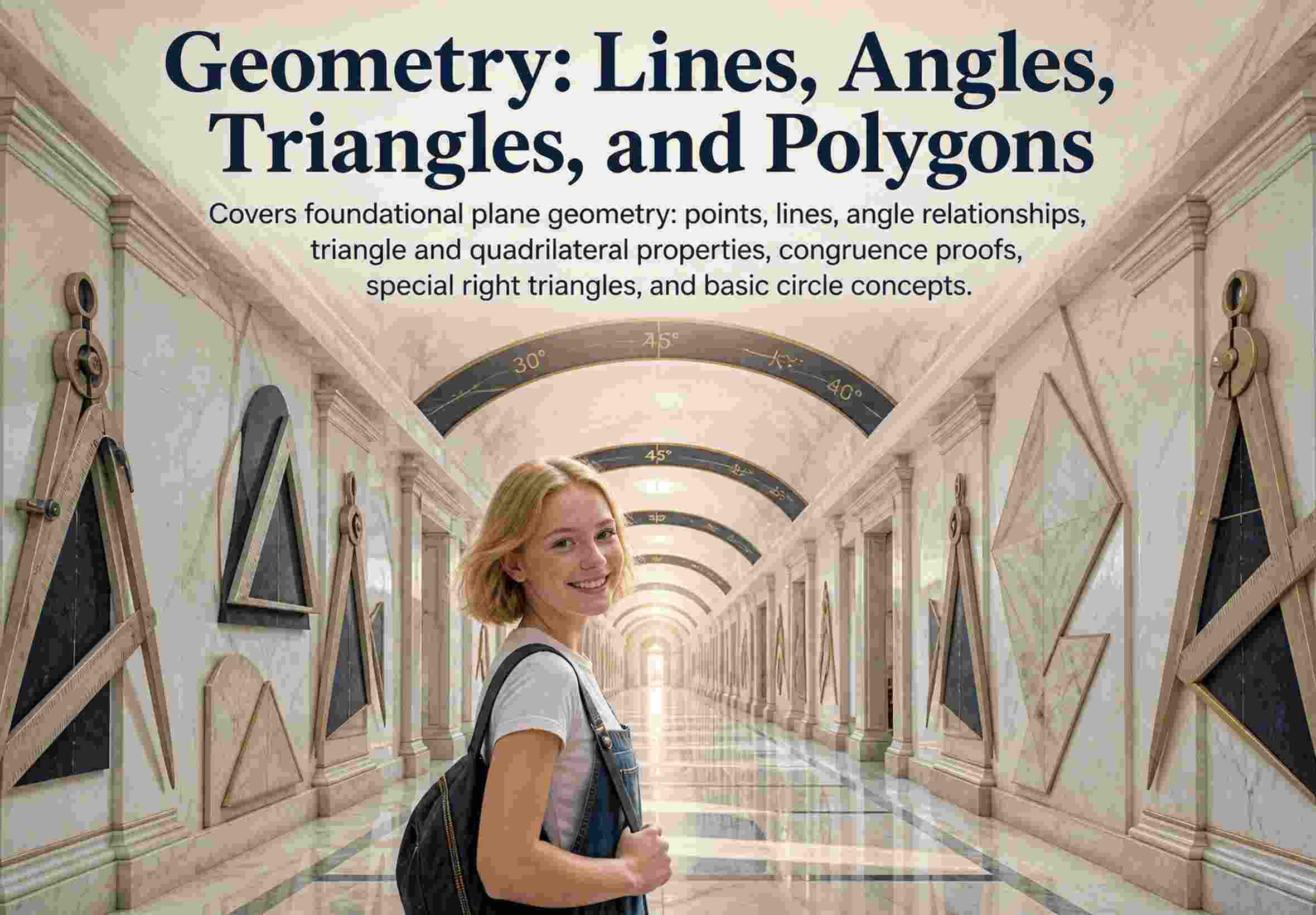 Geometry: Lines, Angles, Triangles, and Polygons