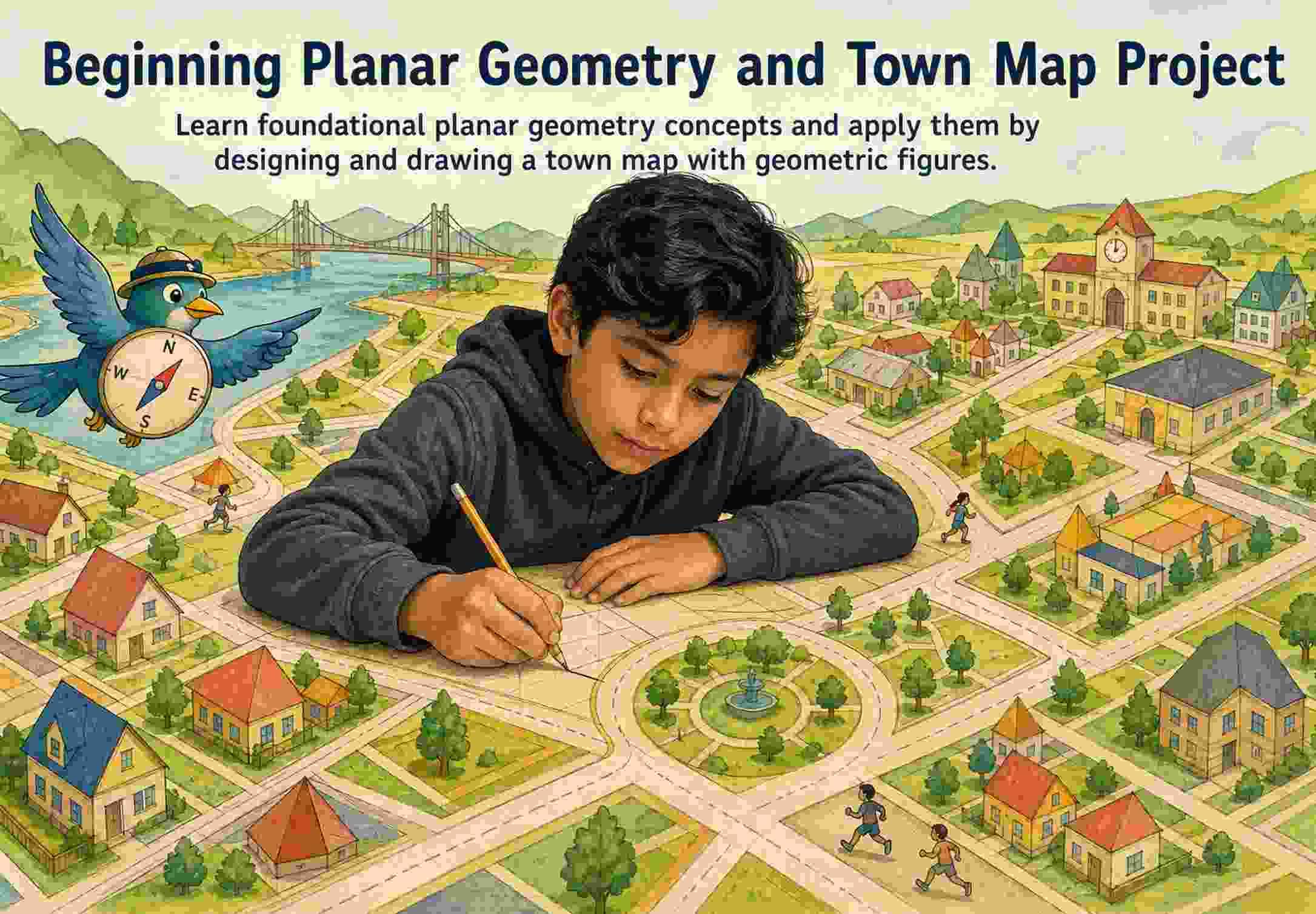 Beginning Planar Geometry and Town Map Project