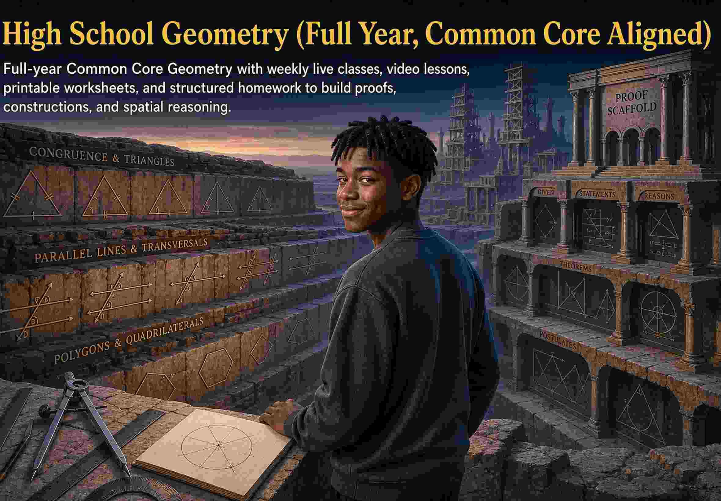 High School Geometry (Full Year, Common Core Aligned)