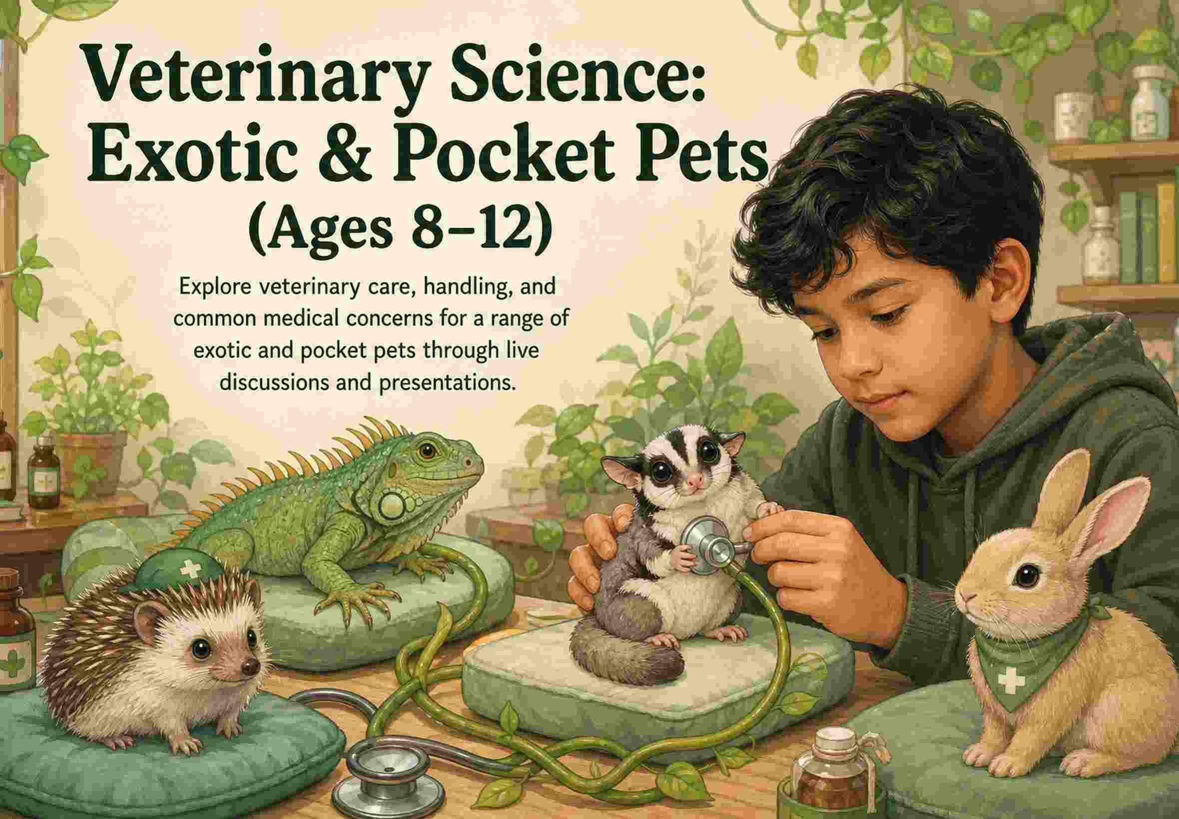 Veterinary Science: Exotic & Pocket Pets (Ages 8–12)
