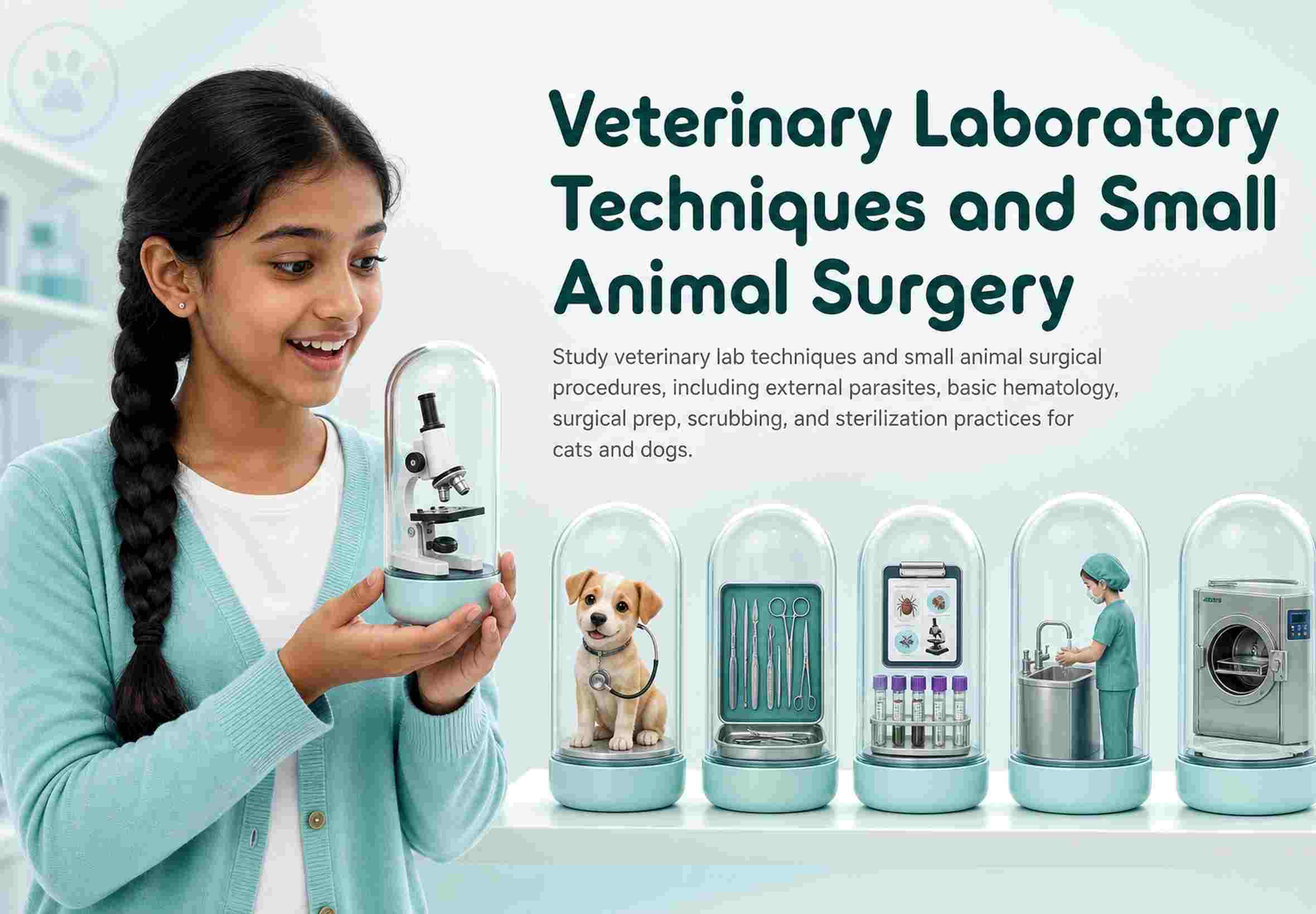 Veterinary Laboratory Techniques and Small Animal Surgery