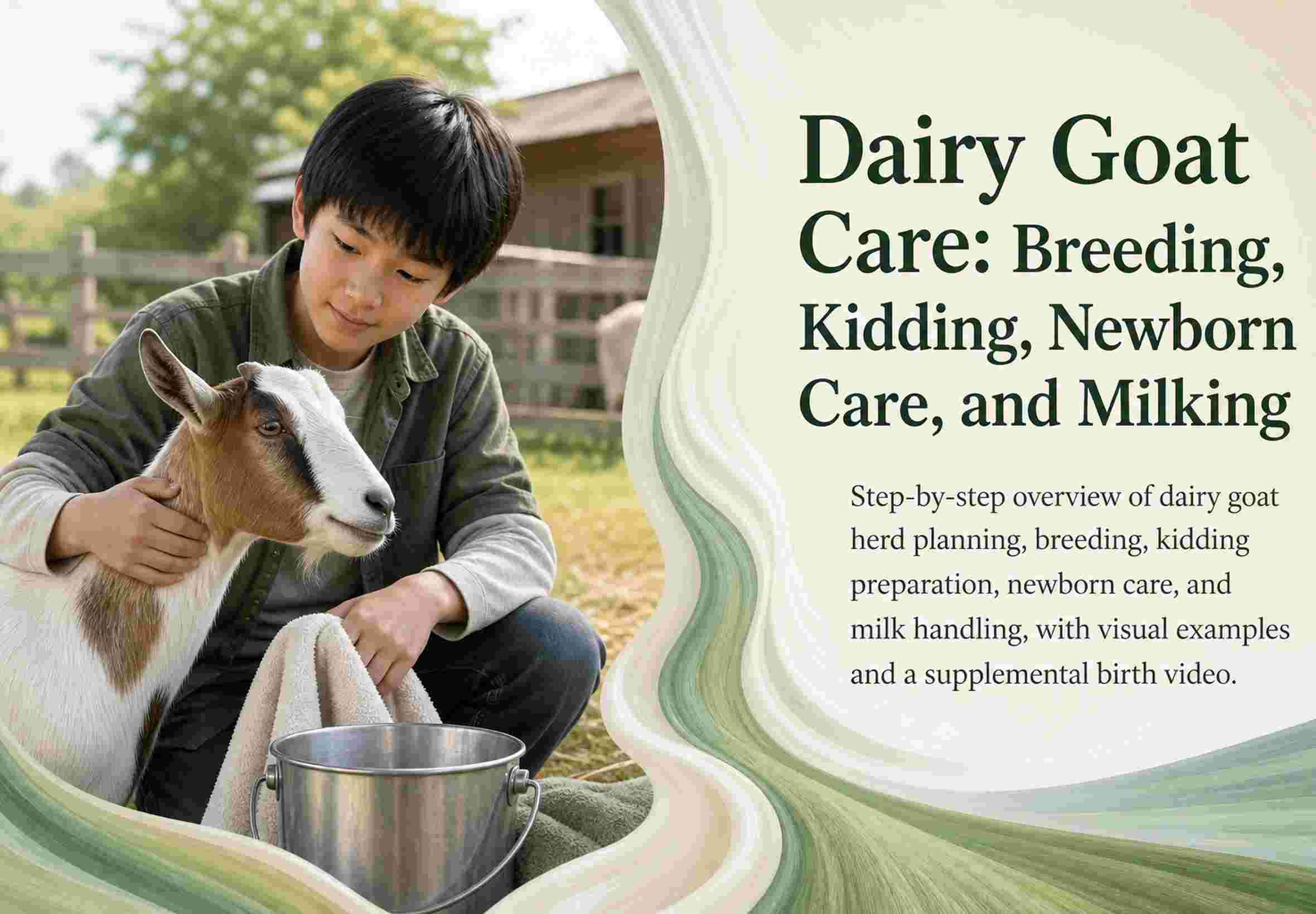 Dairy Goat Care: Breeding, Kidding, Newborn Care, and Milking