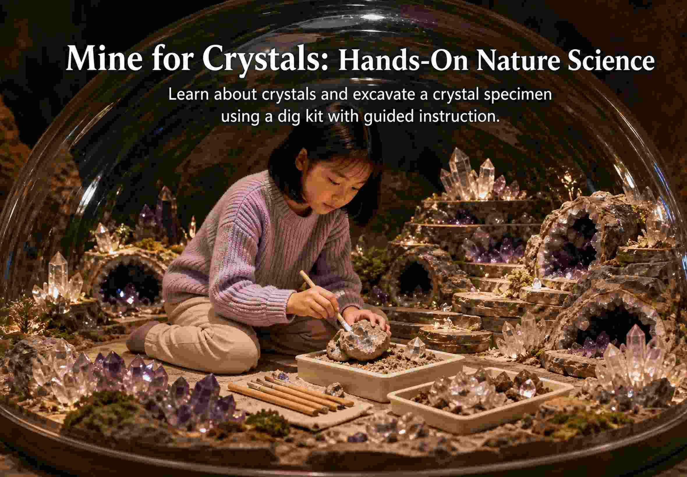 Mine for Crystals: Hands-On Nature Science